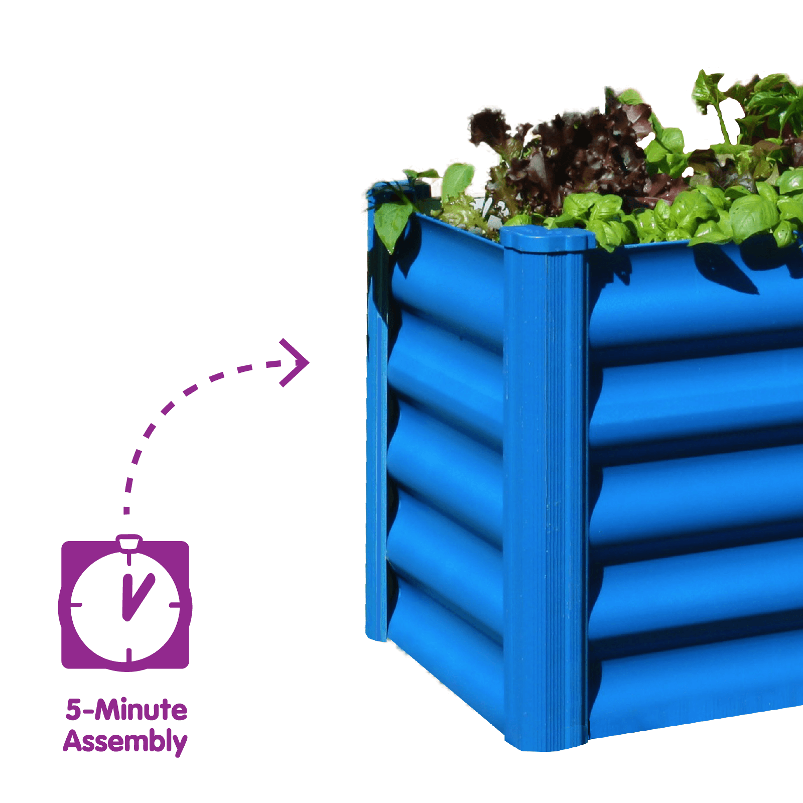 Children's Raised Garden Bed 55 x 35 x 41cm