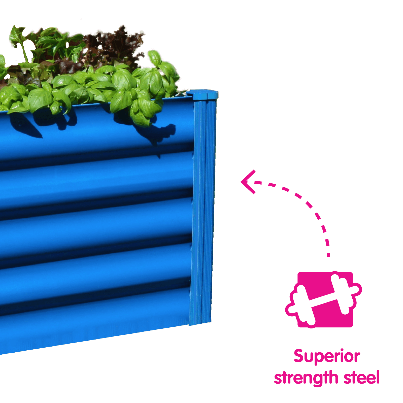 Children's Raised Garden Bed 55 x 35 x 41cm