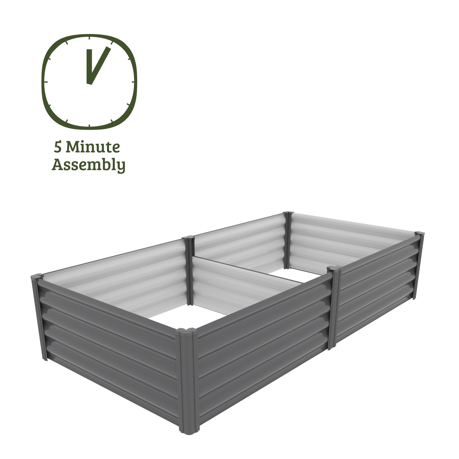 Modular Raised Garden Bed 200 x 100 x 41cm