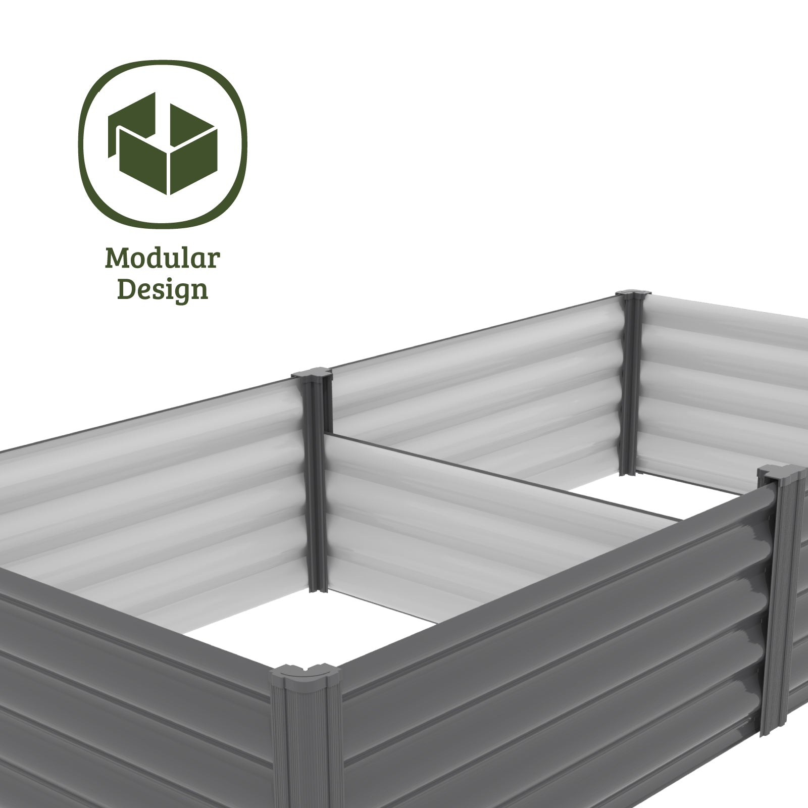 Modular Raised Garden Bed 200 x 100 x 41cm