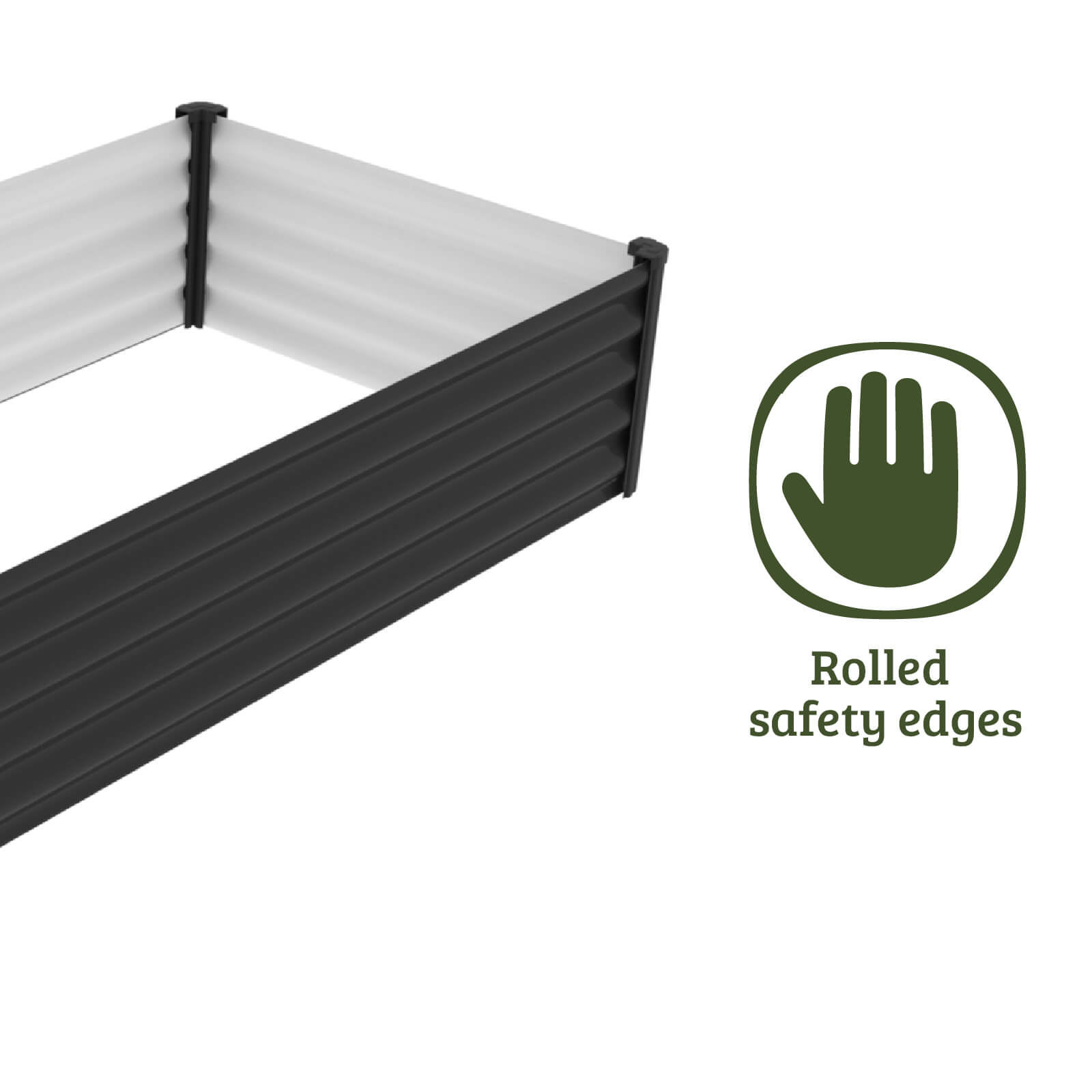 Rectangle Raised Garden Bed 200 x 100 x 41cm