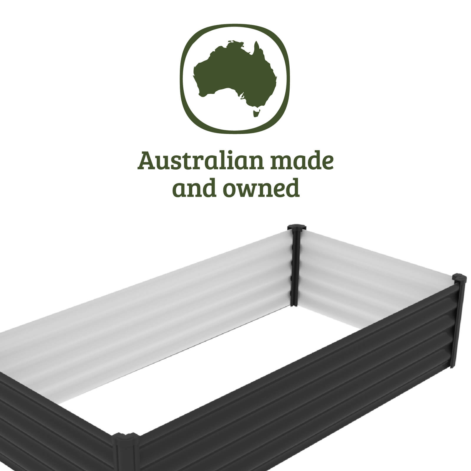 Rectangle Raised Garden Bed 200 x 100 x 41cm