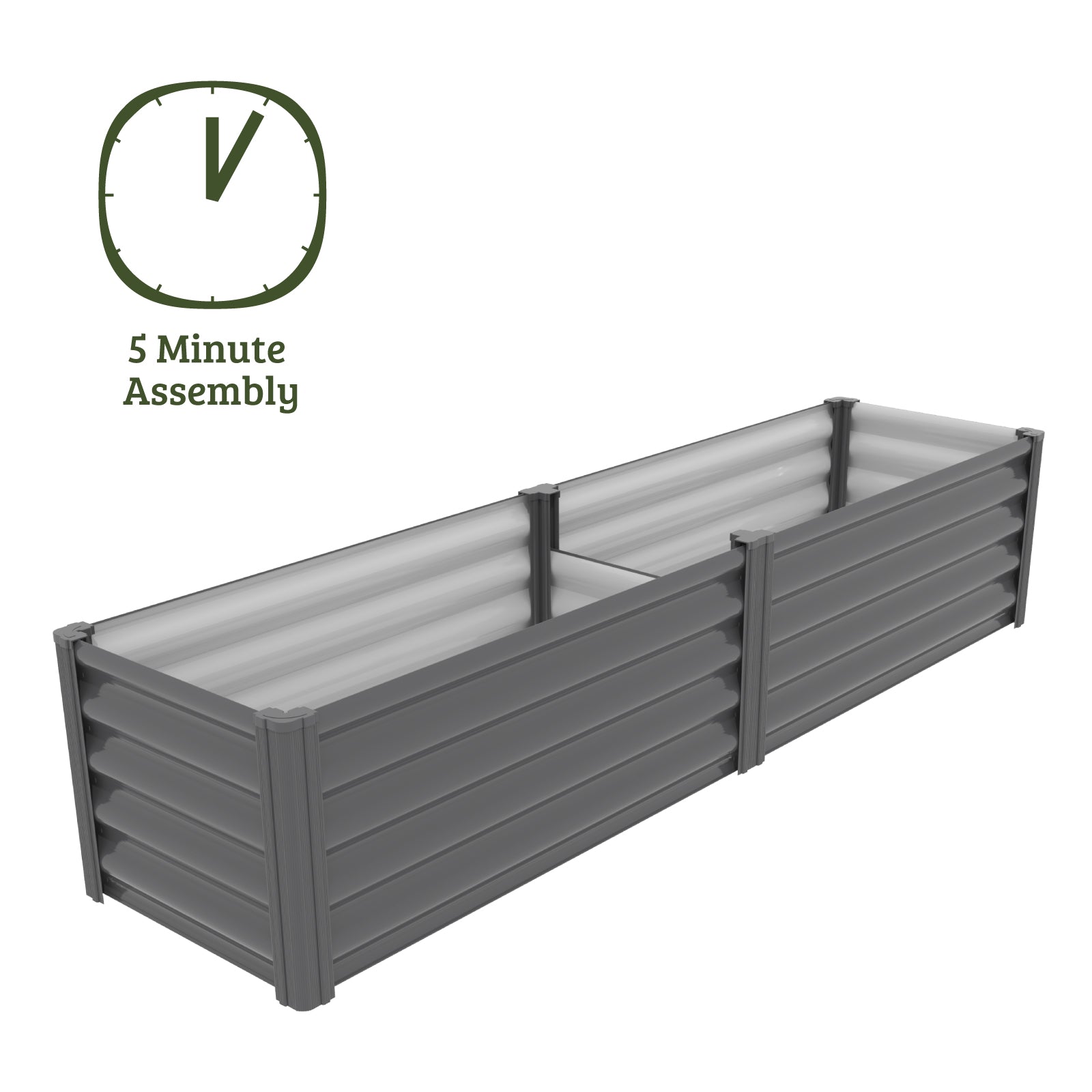 Modular Raised Garden Bed 200 x 50 x 41cm
