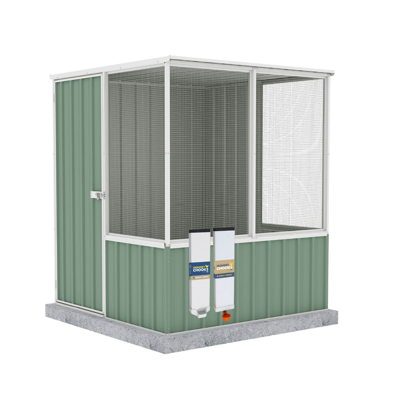 Small Chicken Coop w/ Feeder & Drinker