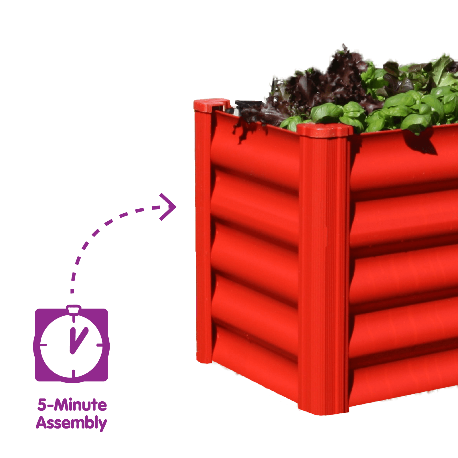 Children's Raised Garden Bed 55 x 35 x 41cm