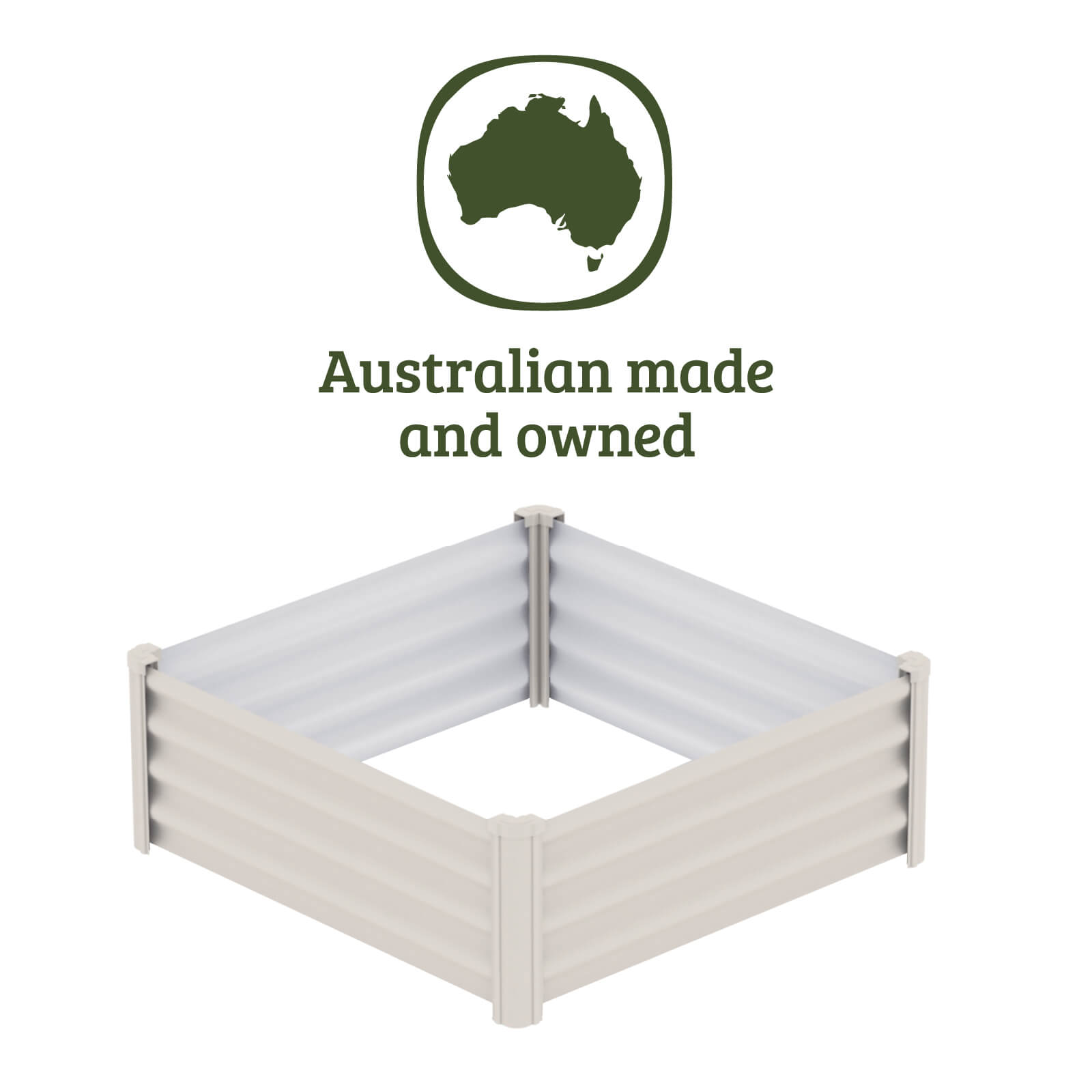 Square Raised Garden Bed 100 x 100 x 30cm