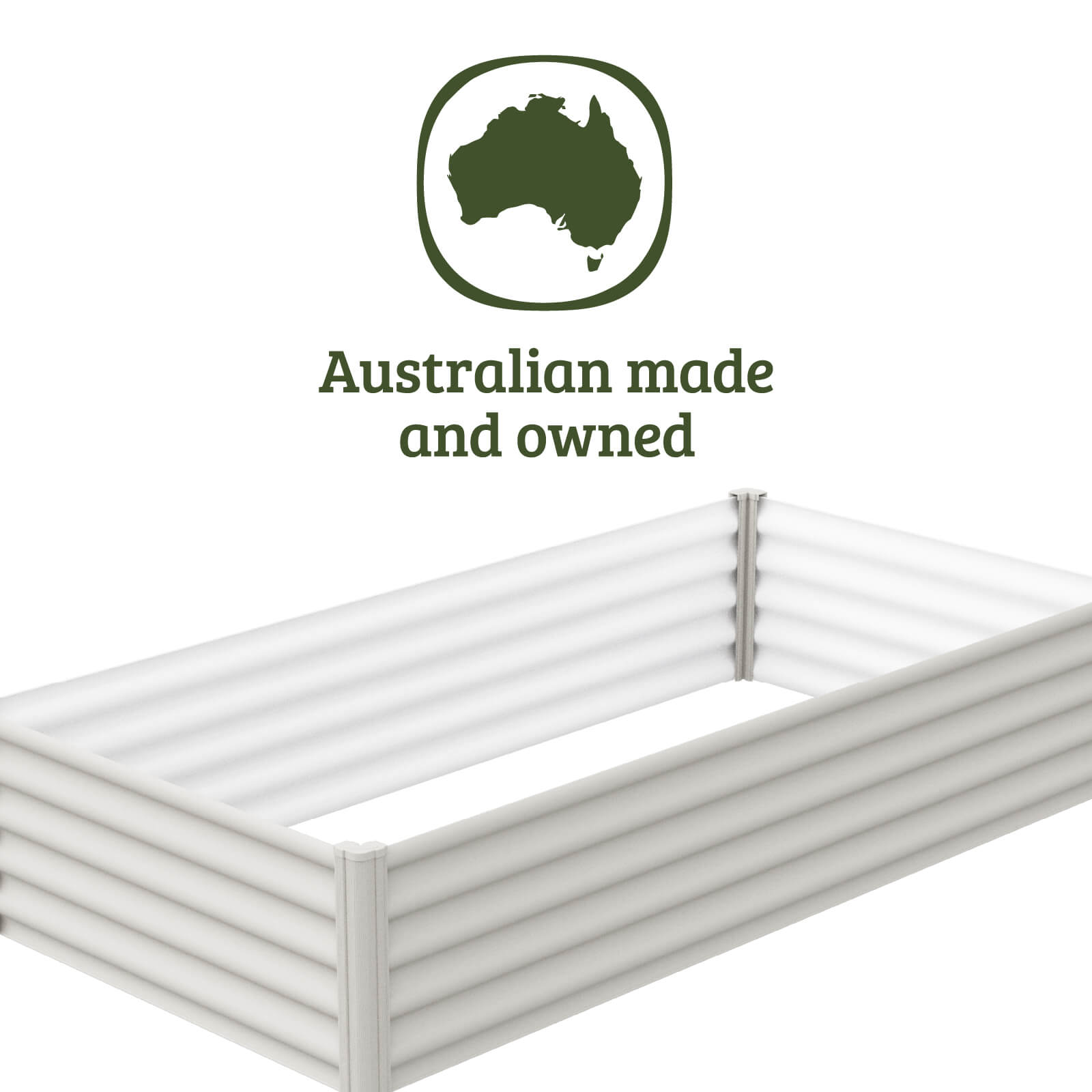 Rectangle Raised Garden Bed 200 x 100 x 41cm