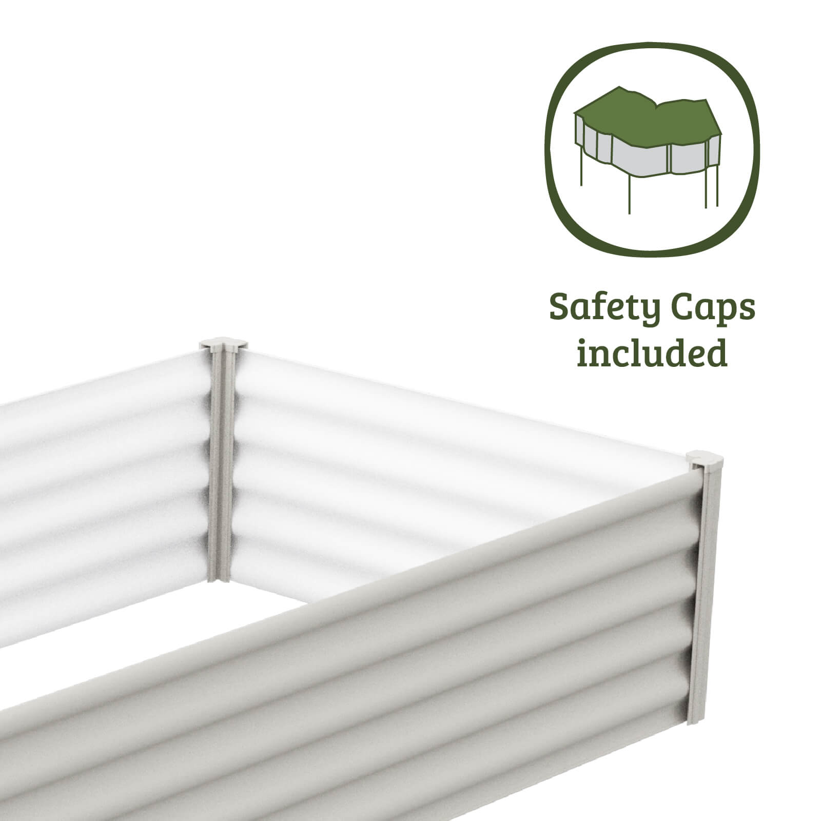 Rectangle Raised Garden Bed 200 x 100 x 41cm