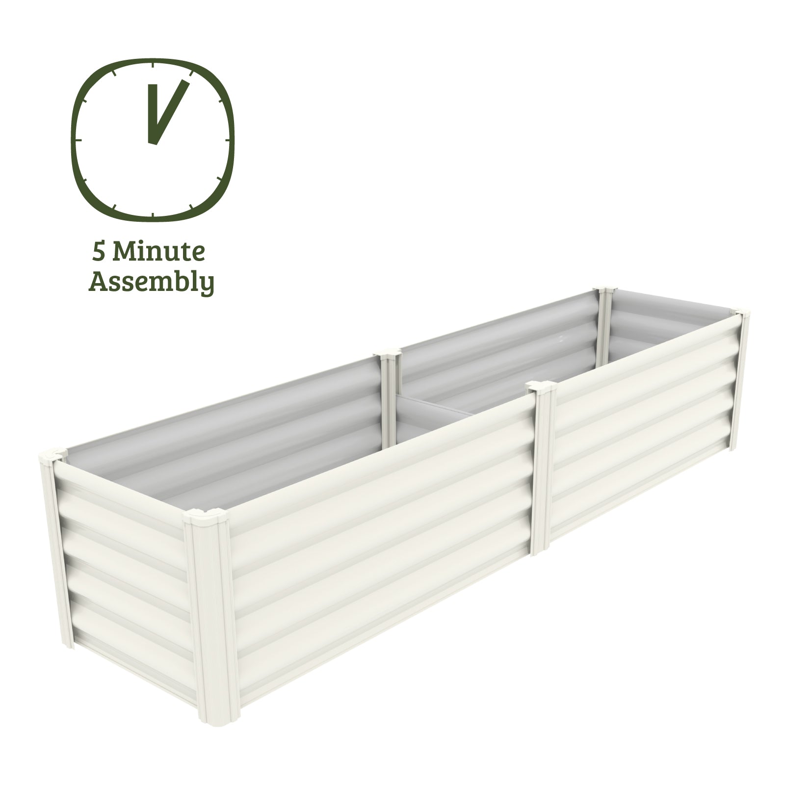 Modular Raised Garden Bed 200 x 50 x 41cm
