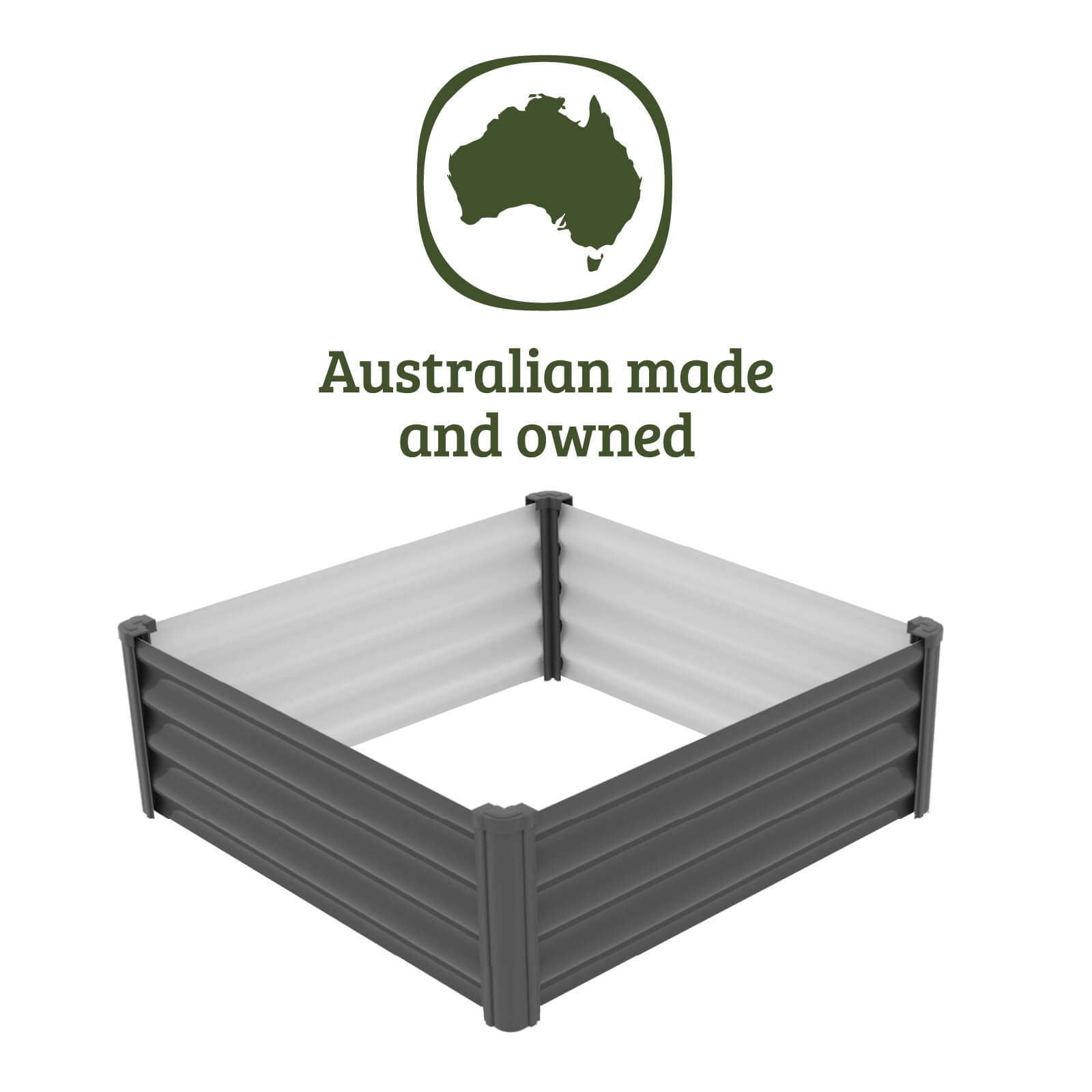 Square Raised Garden Bed 100 x 100 x 30cm