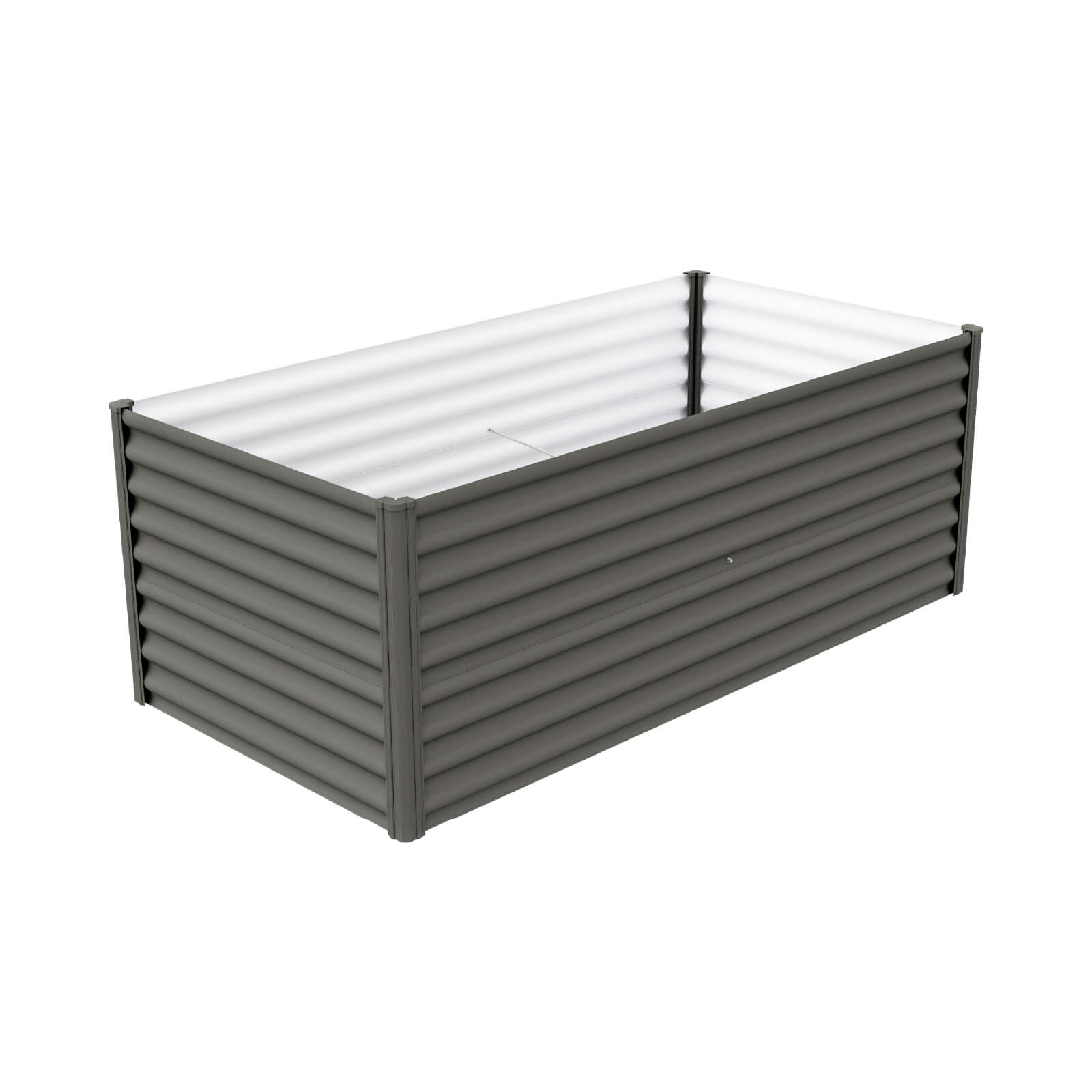 Extra High Rectangle Raised Garden Bed 200 x 100 x 73cm