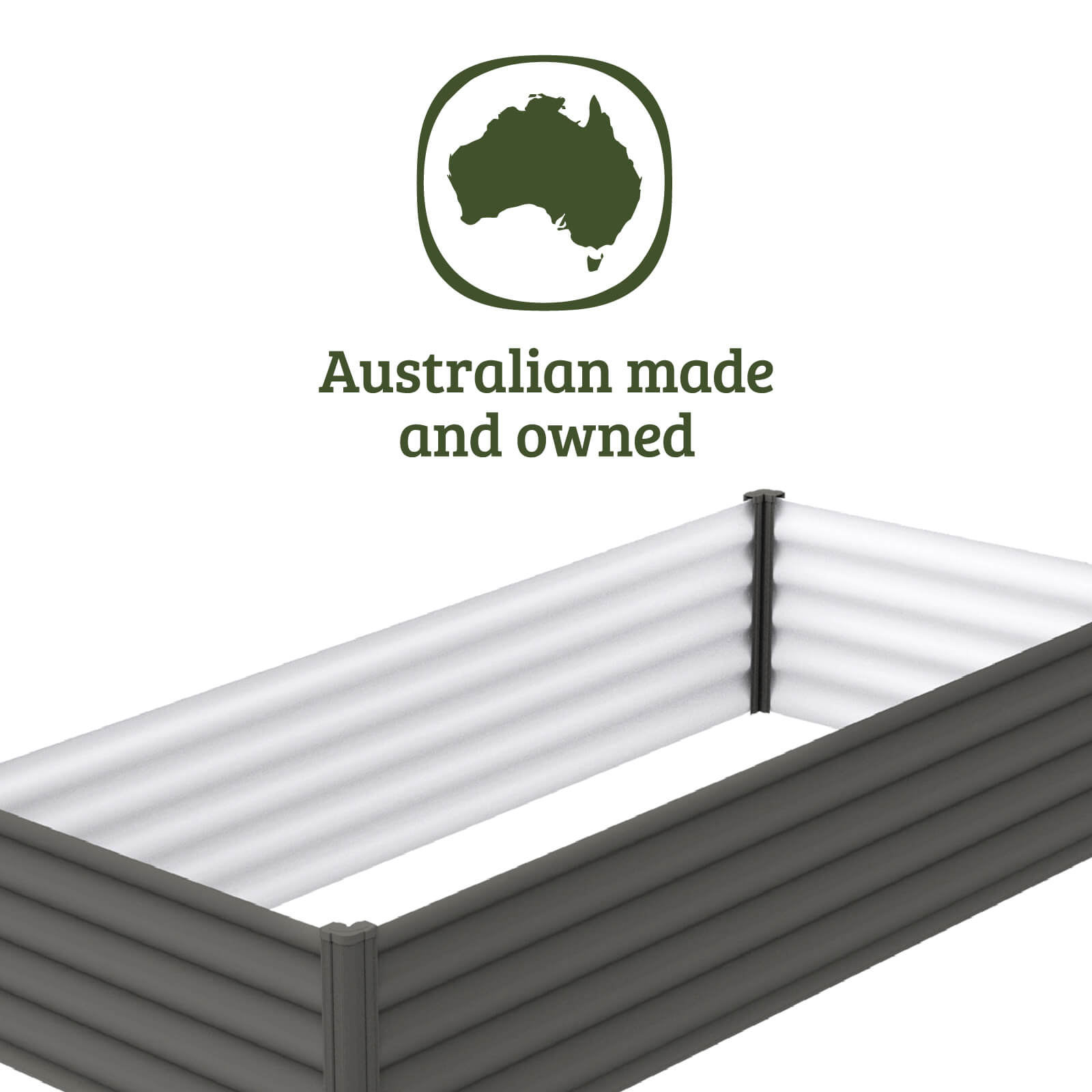 Rectangle Raised Garden Bed 200 x 100 x 41cm