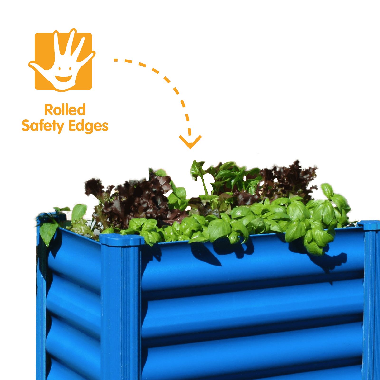 Children's Raised Garden Bed 55 x 35 x 41cm