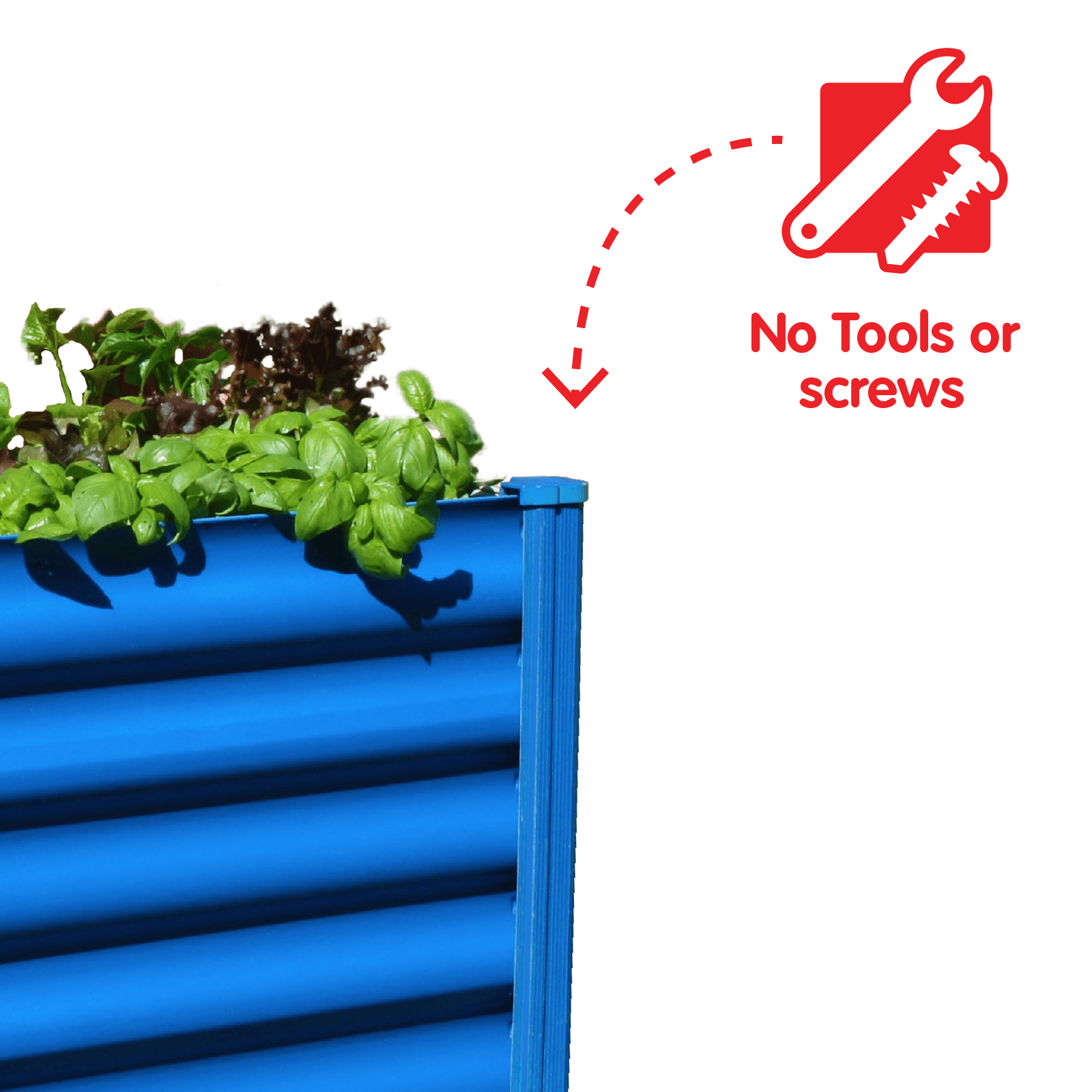 Children's Raised Garden Bed 55 x 35 x 41cm