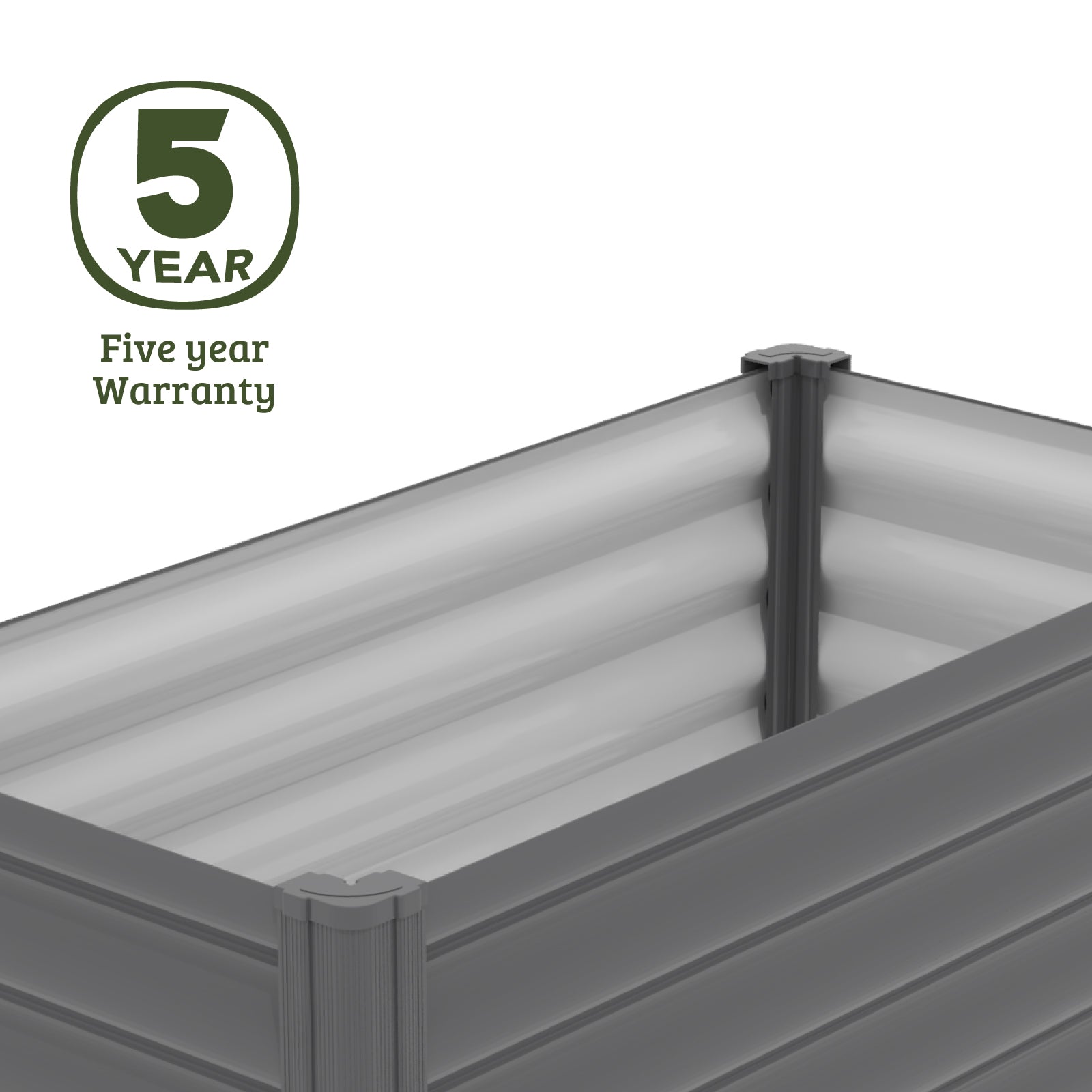 Narrow Rectangle Raised Garden Bed 100 x 50 x 41cm