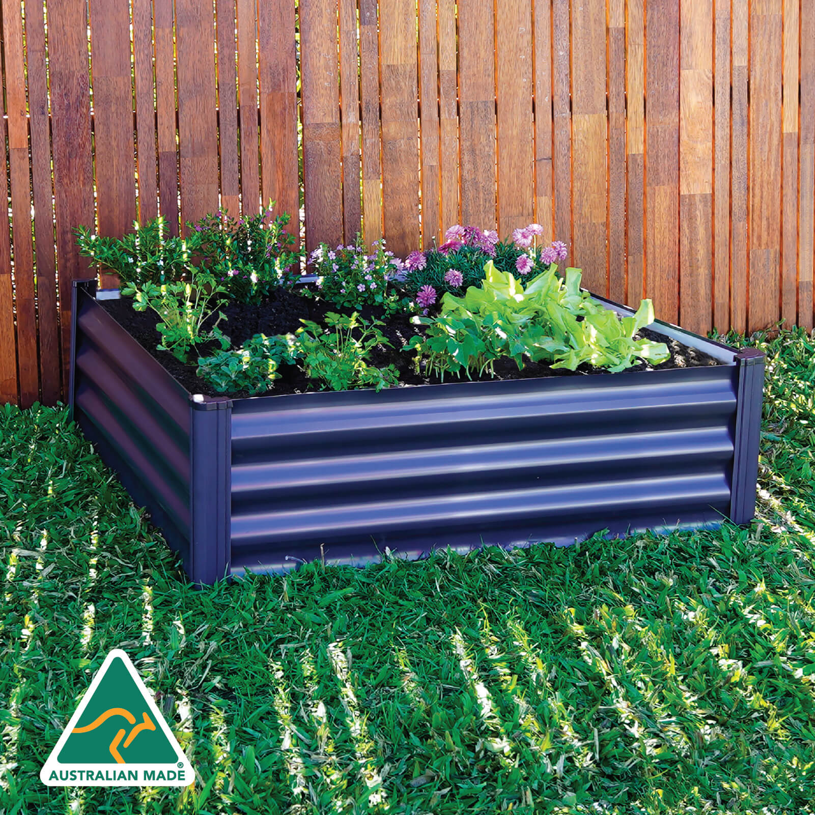 Square Raised Garden Bed 100 x 100 x 30cm