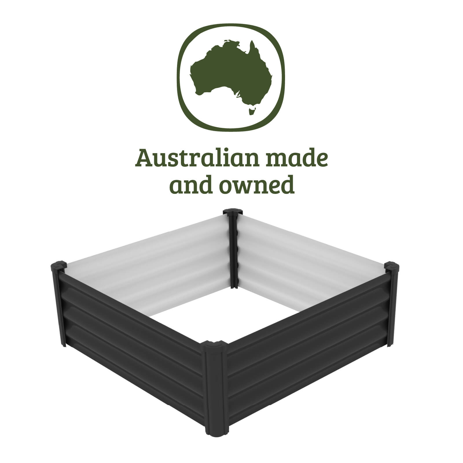 Square Raised Garden Bed 100 x 100 x 30cm