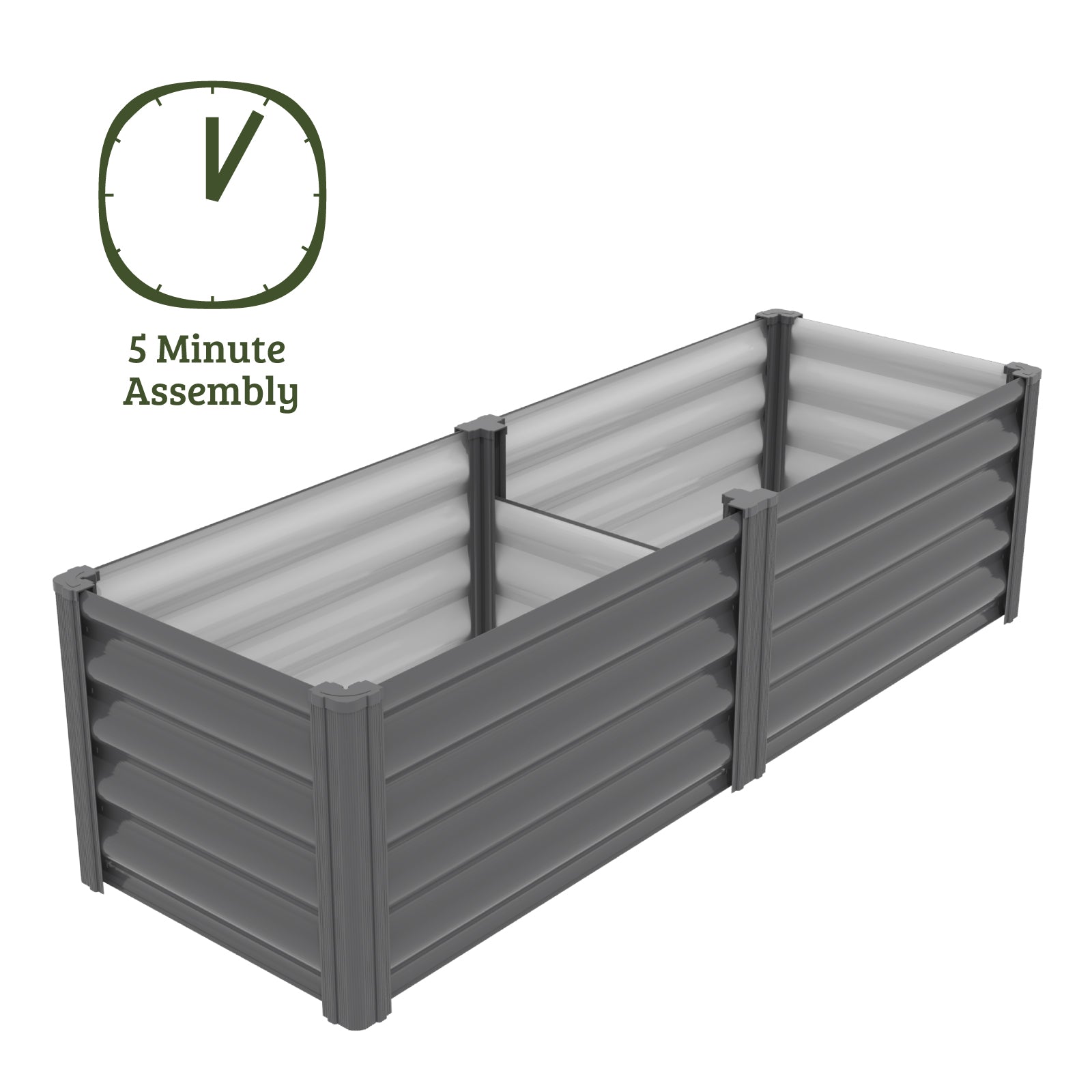Modular Raised Garden Bed 150 x 50 x 41cm