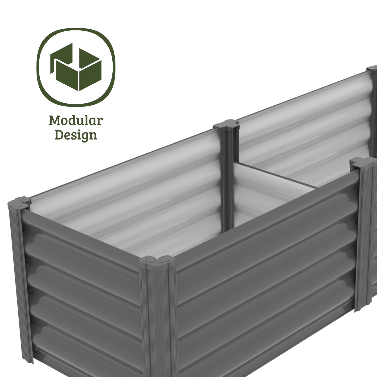 Modular Raised Garden Bed 150 x 50 x 41cm