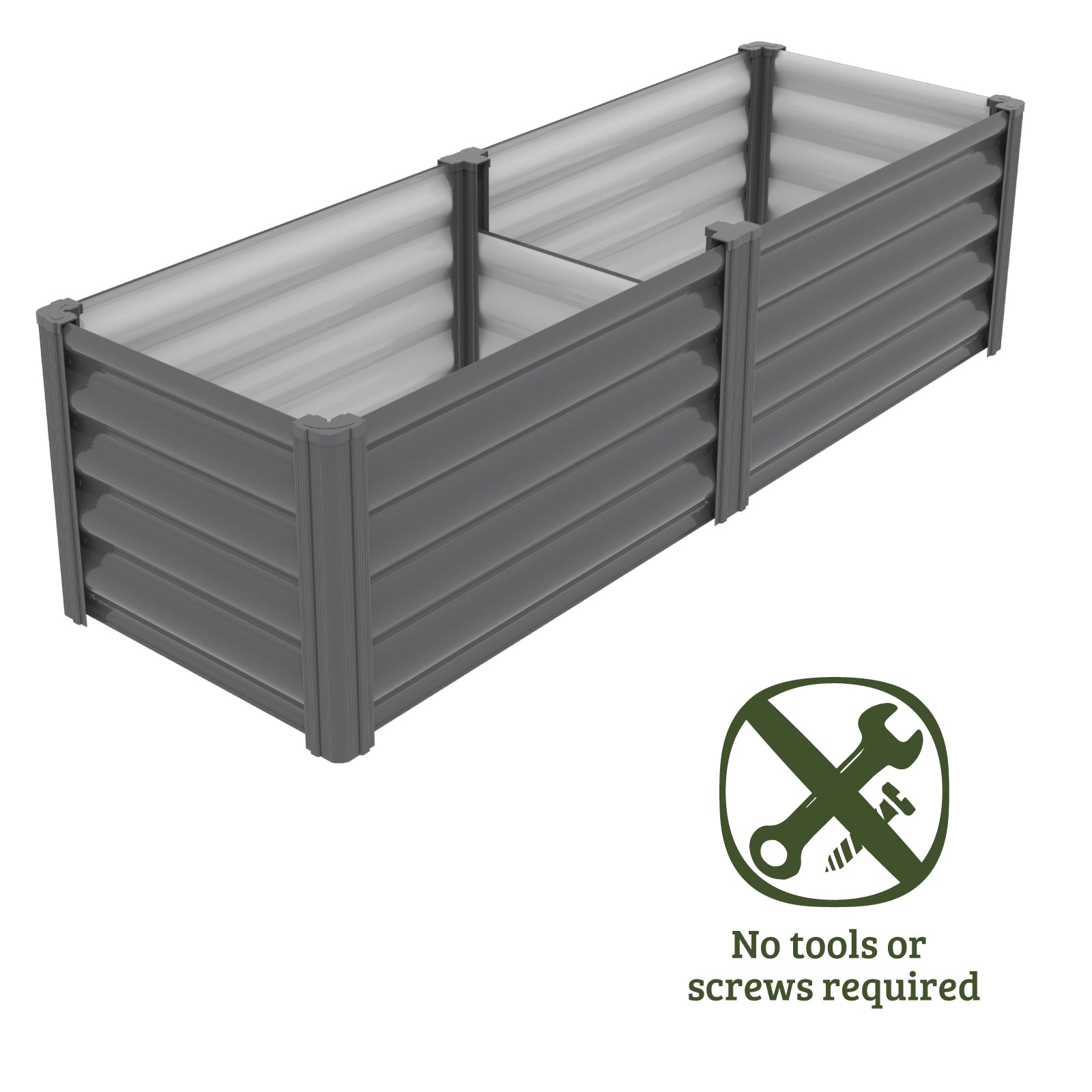 Modular Raised Garden Bed 150 x 50 x 41cm