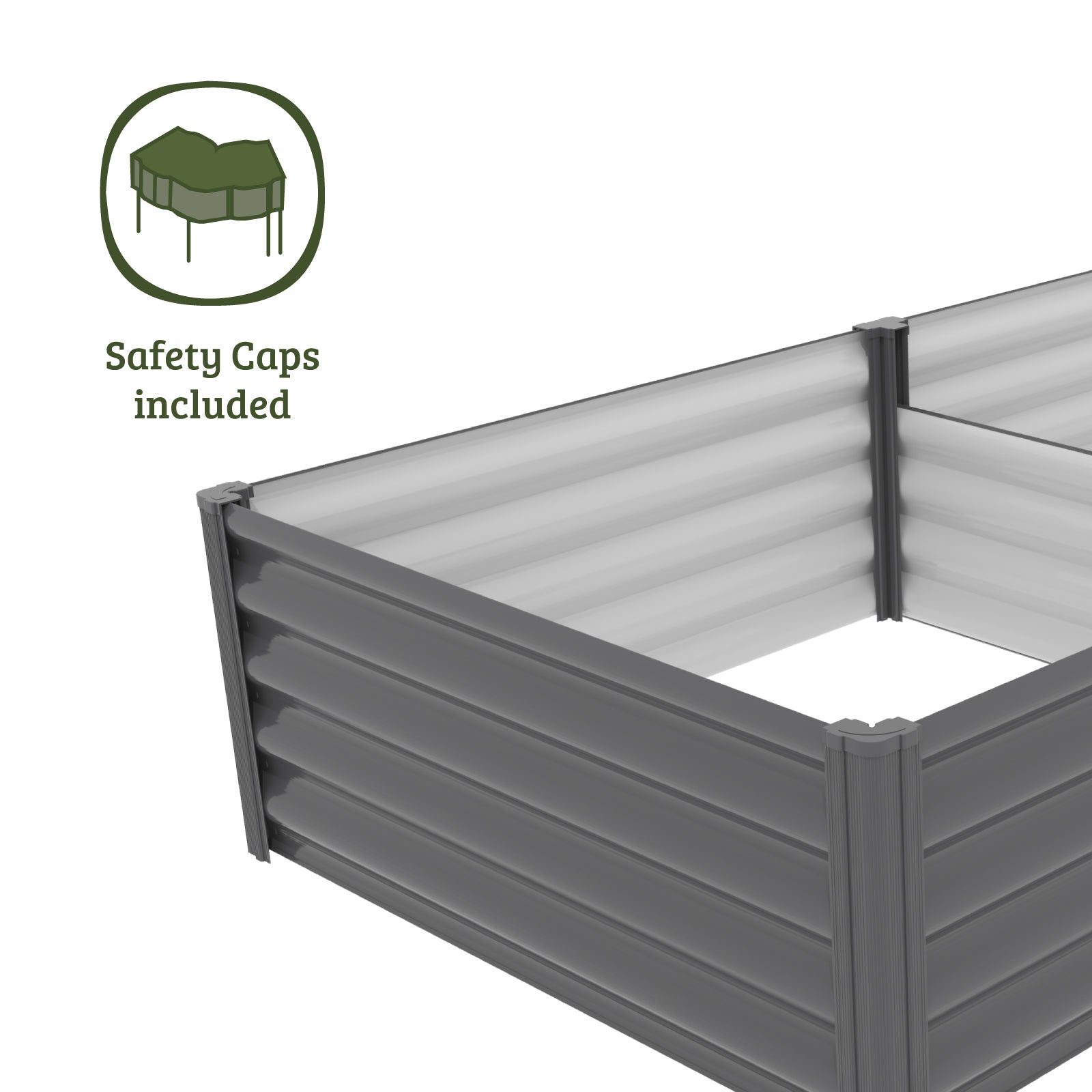 Modular Raised Garden Bed 200 x 100 x 41cm
