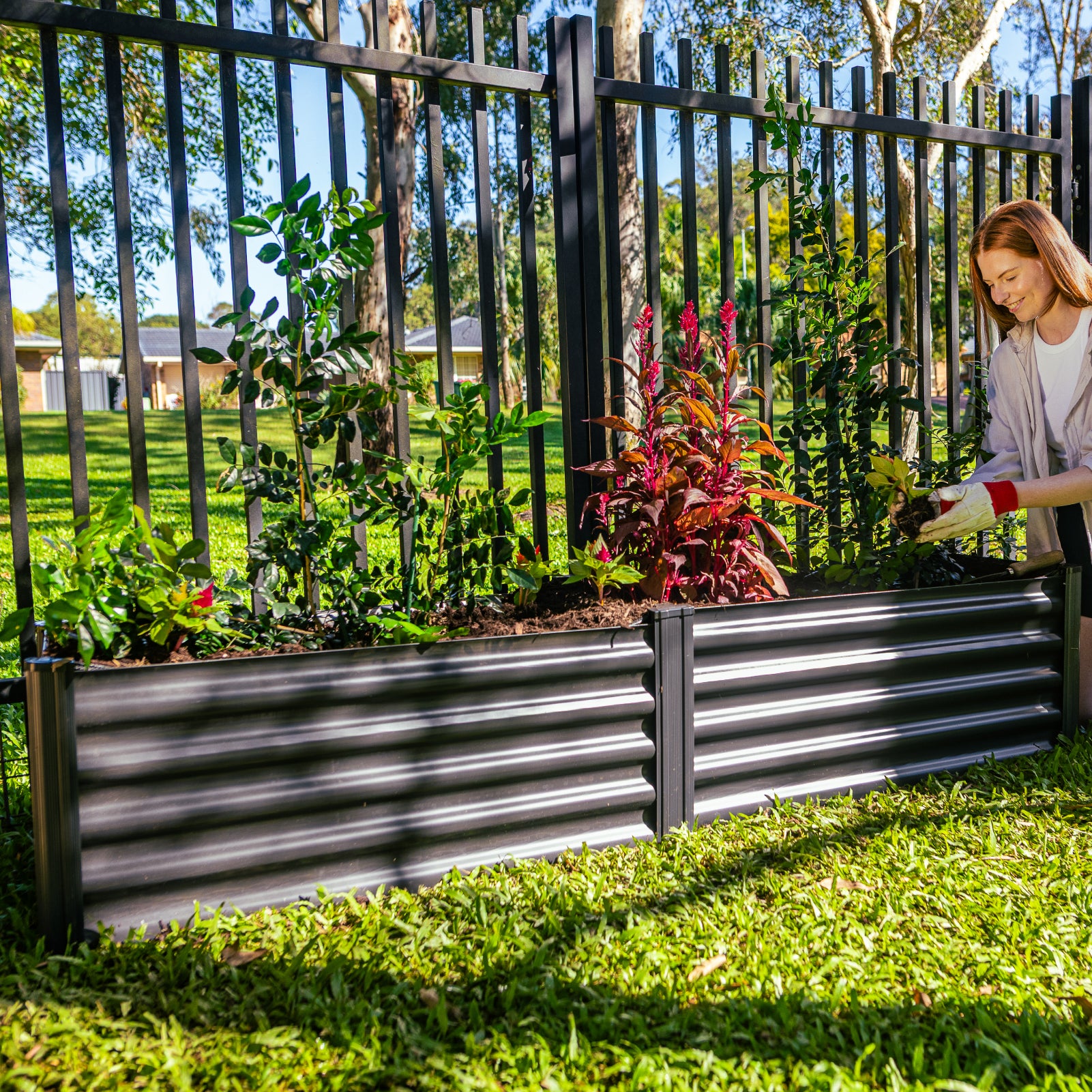 Modular Raised Garden Bed 200 x 50 x 41cm