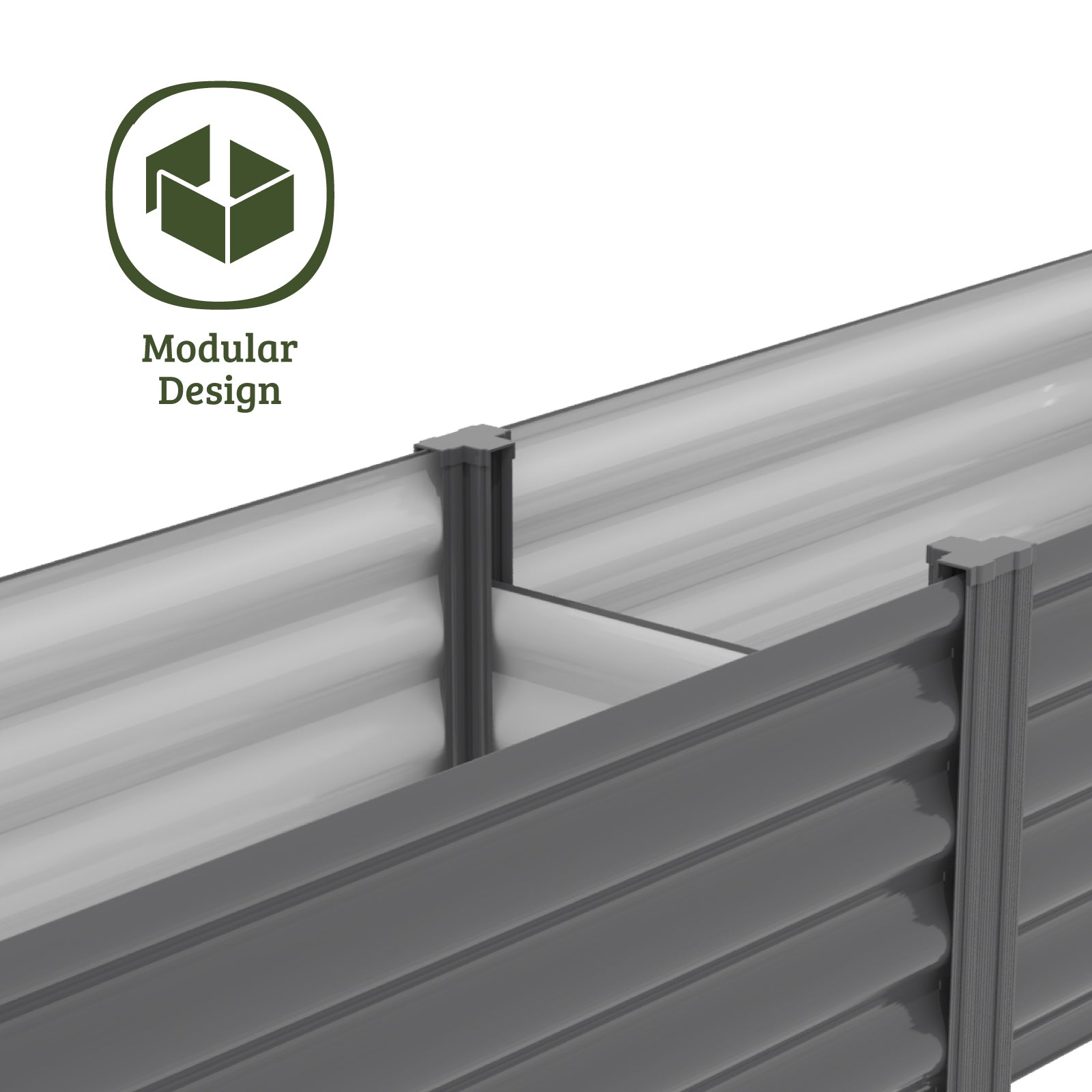 Modular Raised Garden Bed 200 x 50 x 41cm