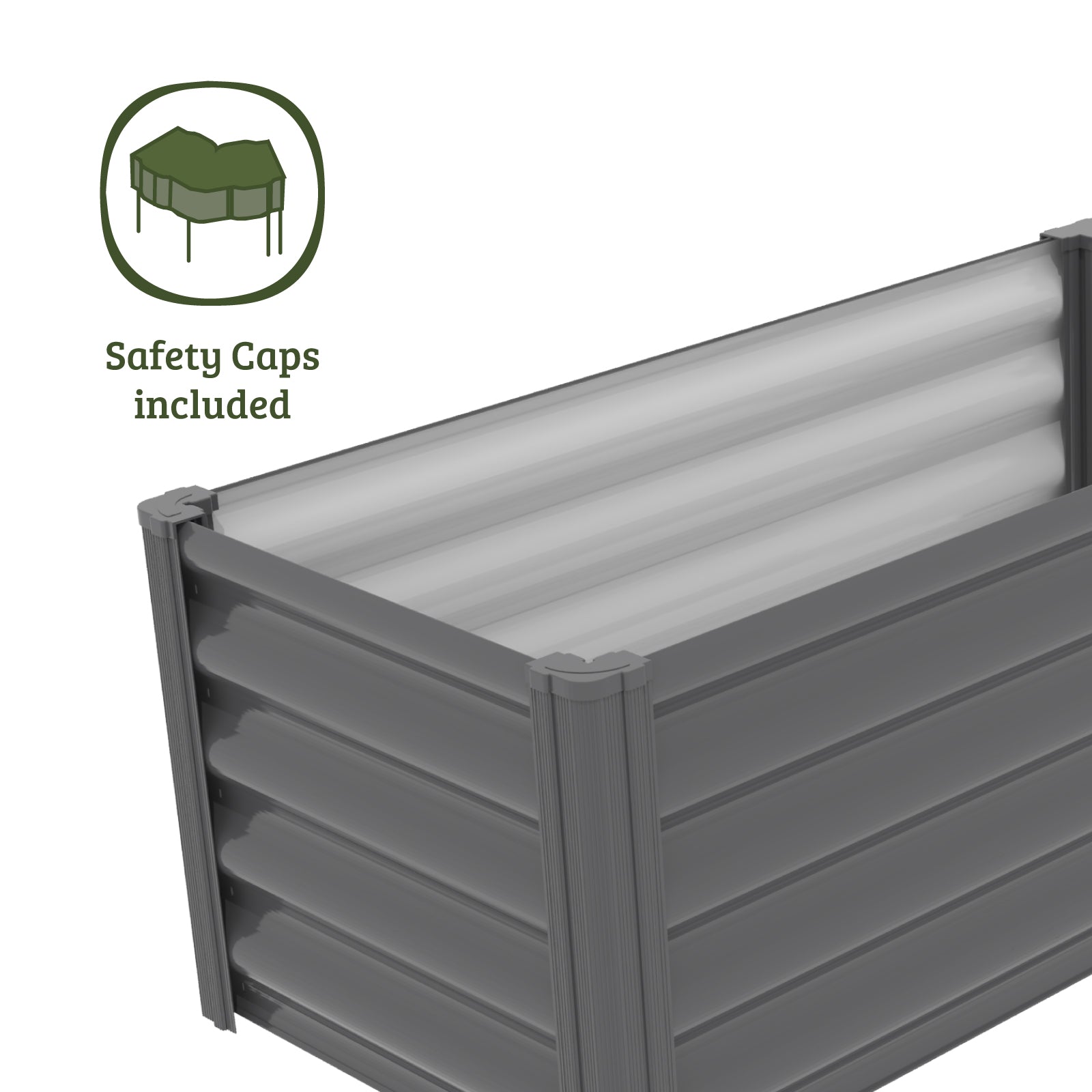 Modular Raised Garden Bed 200 x 50 x 41cm