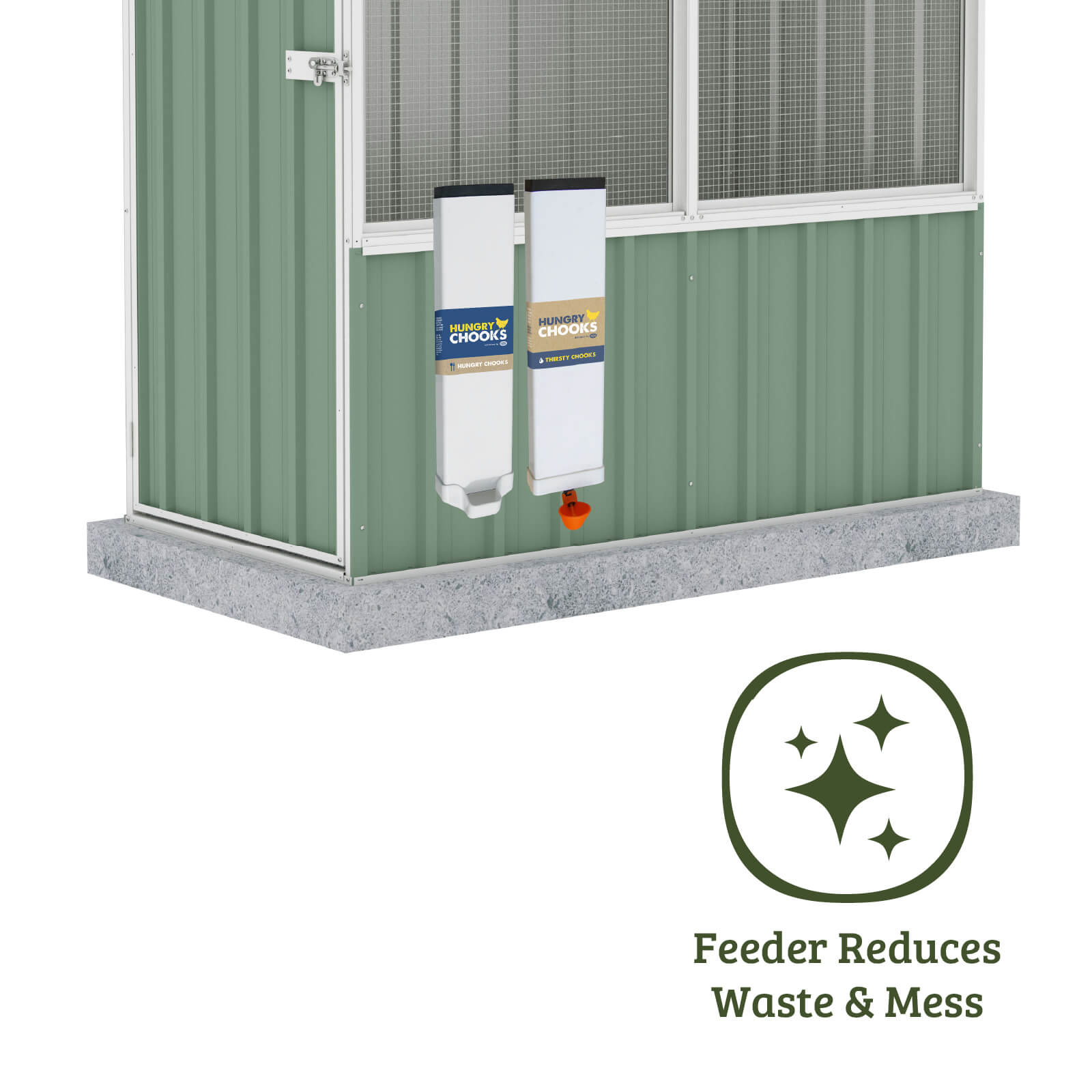 Standard Chicken Coop w/ Feeder & Drinker