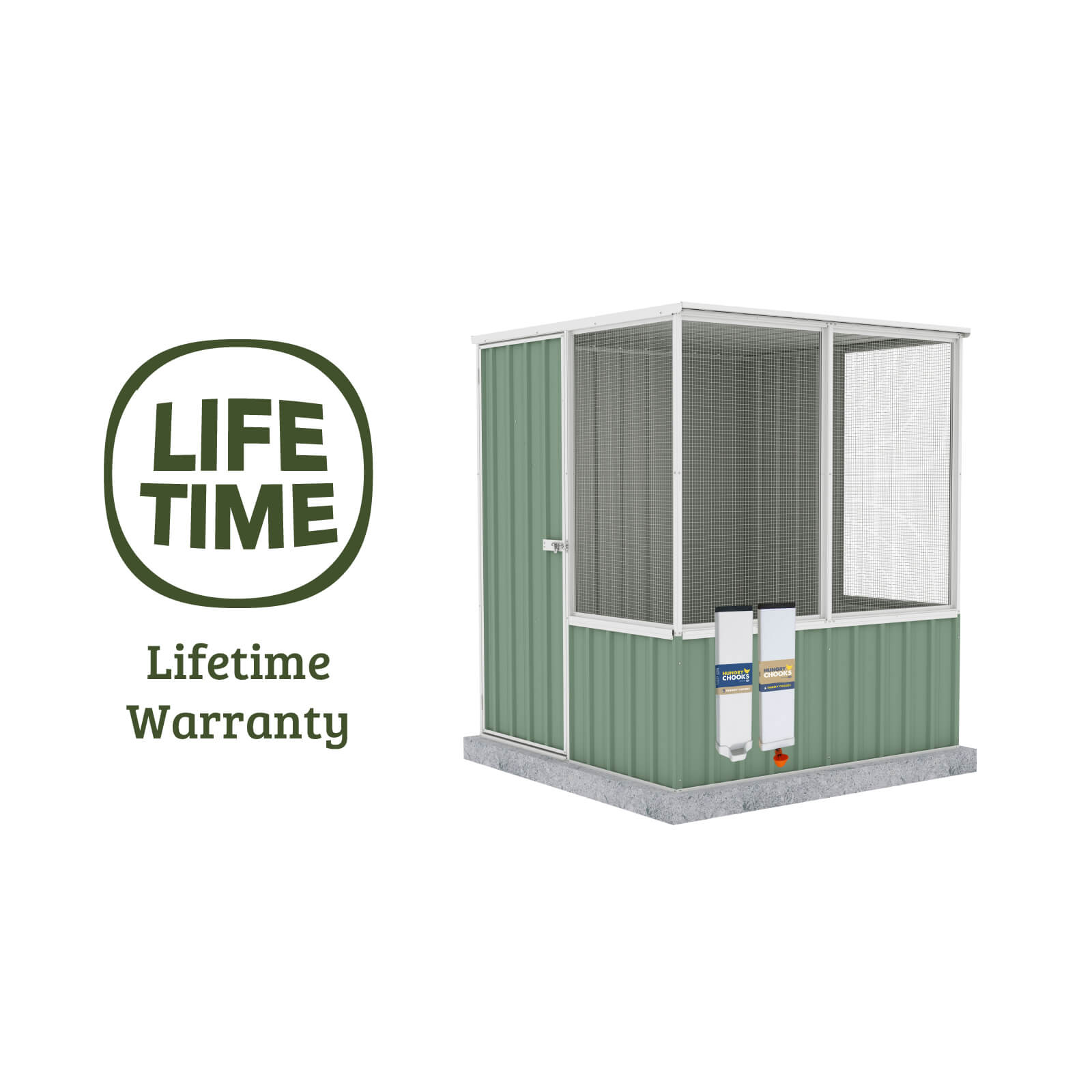 Small Chicken Coop w/ Feeder & Drinker