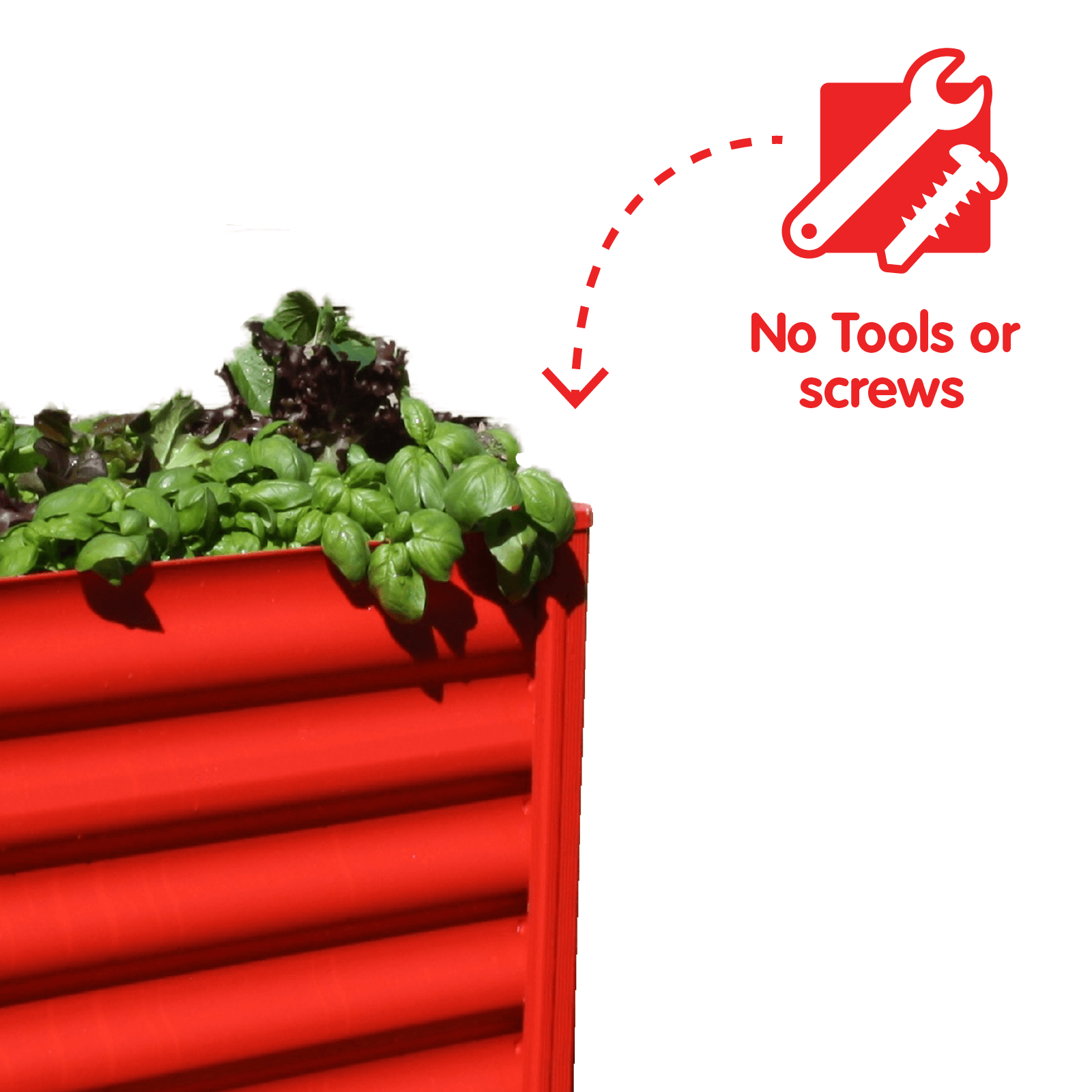 Children's Raised Garden Bed 55 x 35 x 41cm