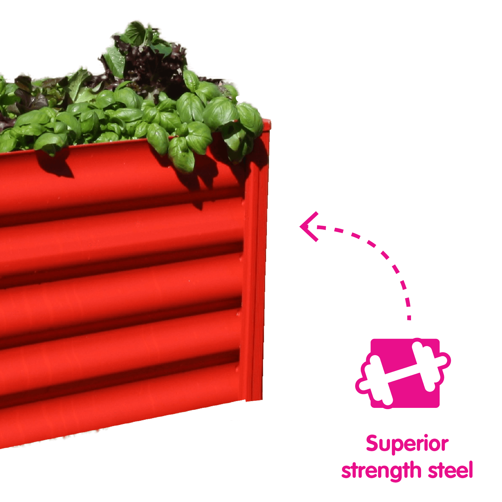 Children's Raised Garden Bed 55 x 35 x 41cm