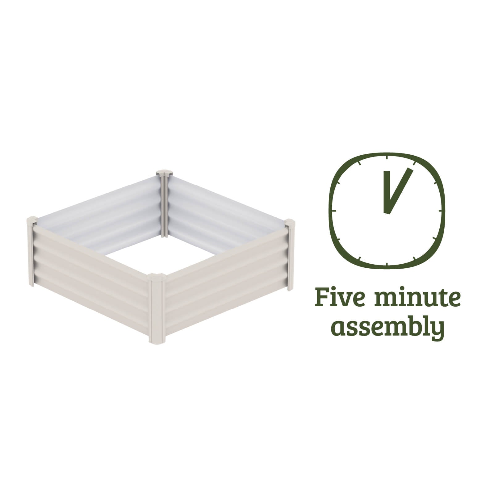 Square Raised Garden Bed 100 x 100 x 30cm