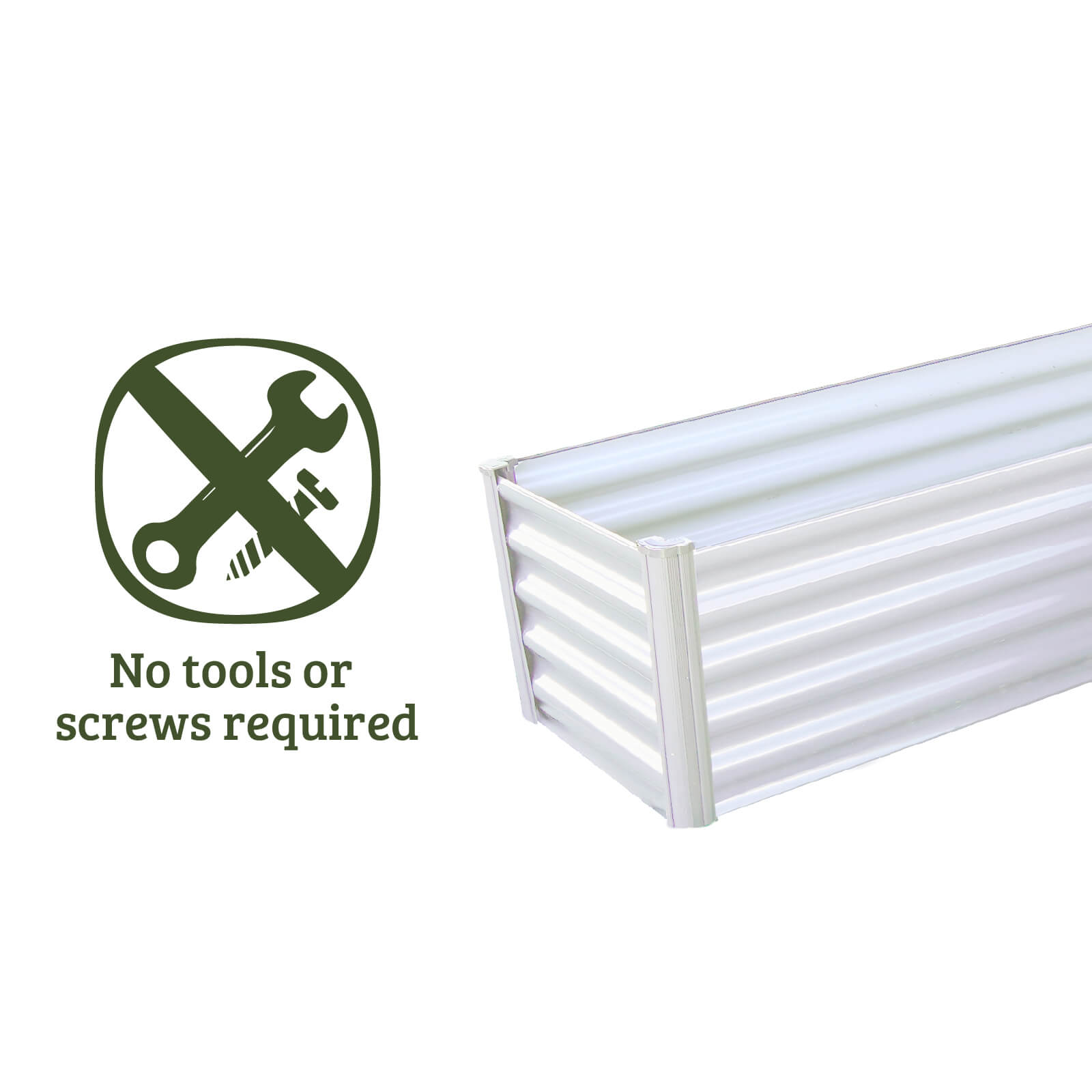 L-Shape Raised Garden Bed 150 x 150 x 41cm