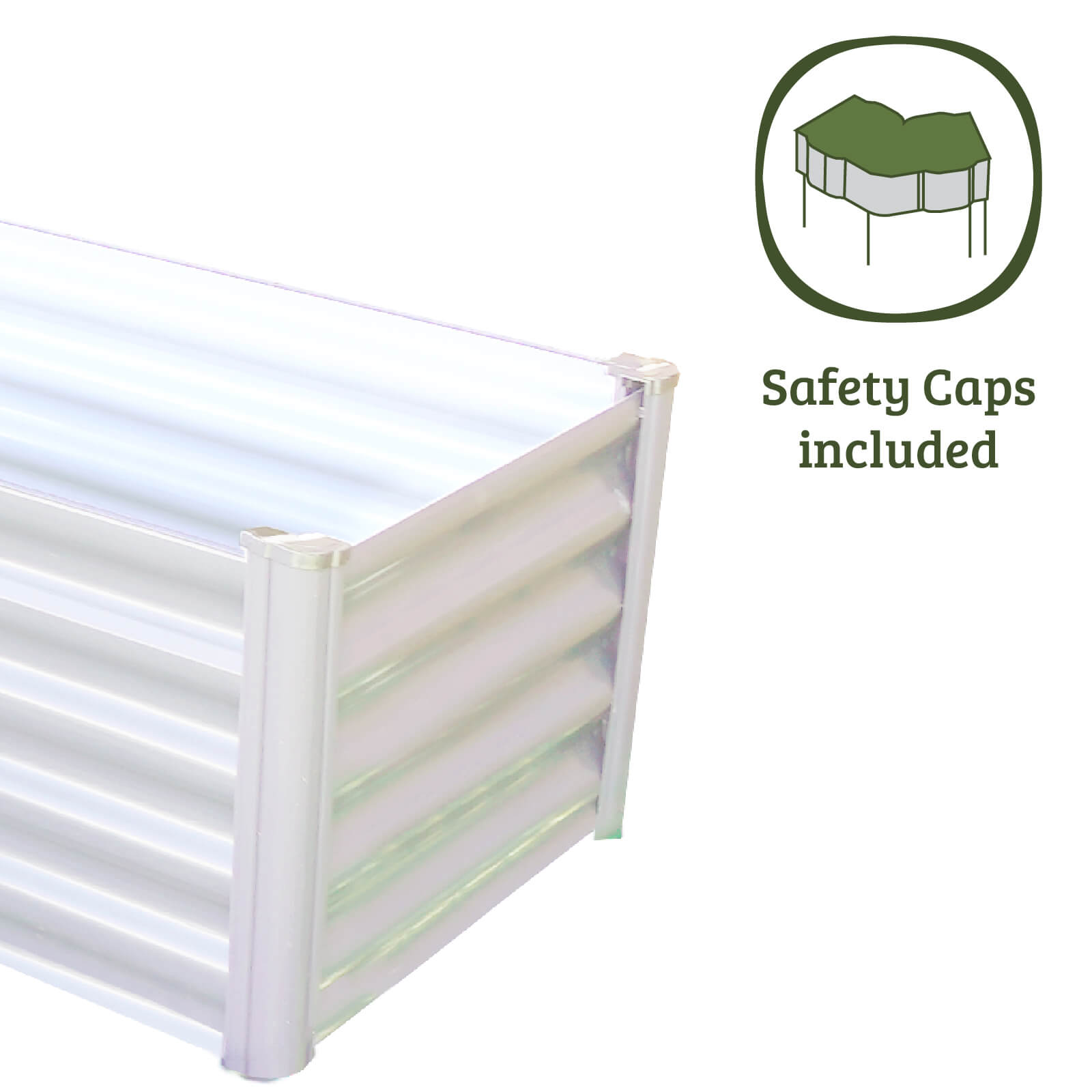 L-Shape Raised Garden Bed 150 x 150 x 41cm