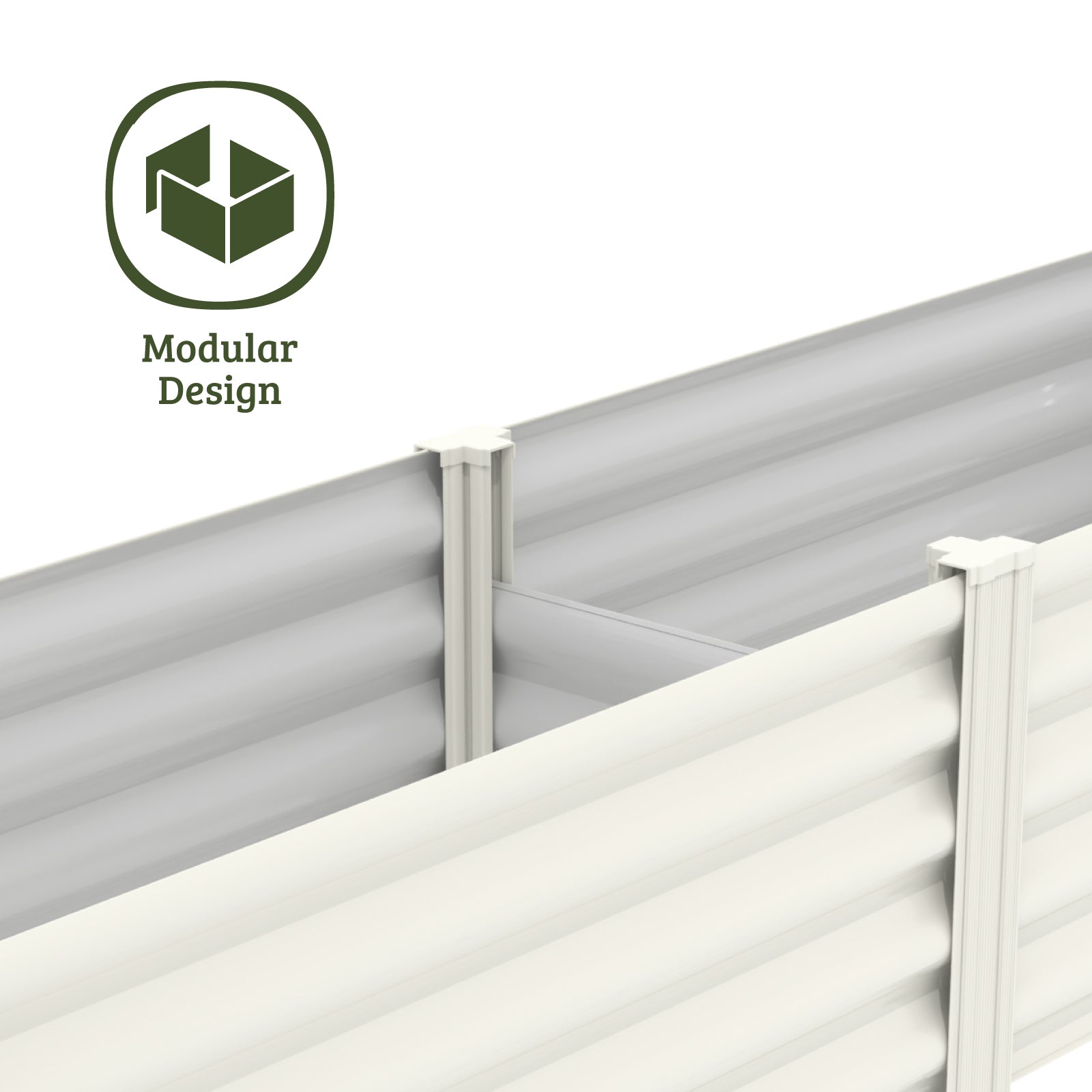 Modular Raised Garden Bed 200 x 50 x 41cm