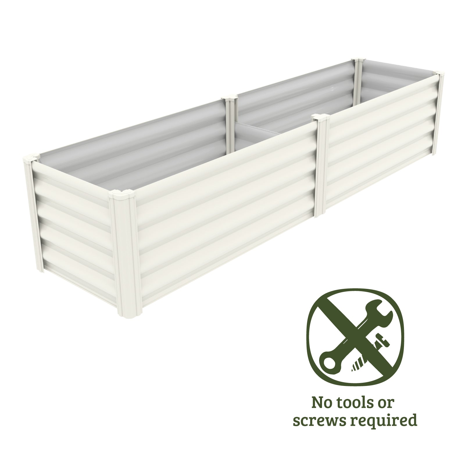 Modular Raised Garden Bed 200 x 50 x 41cm