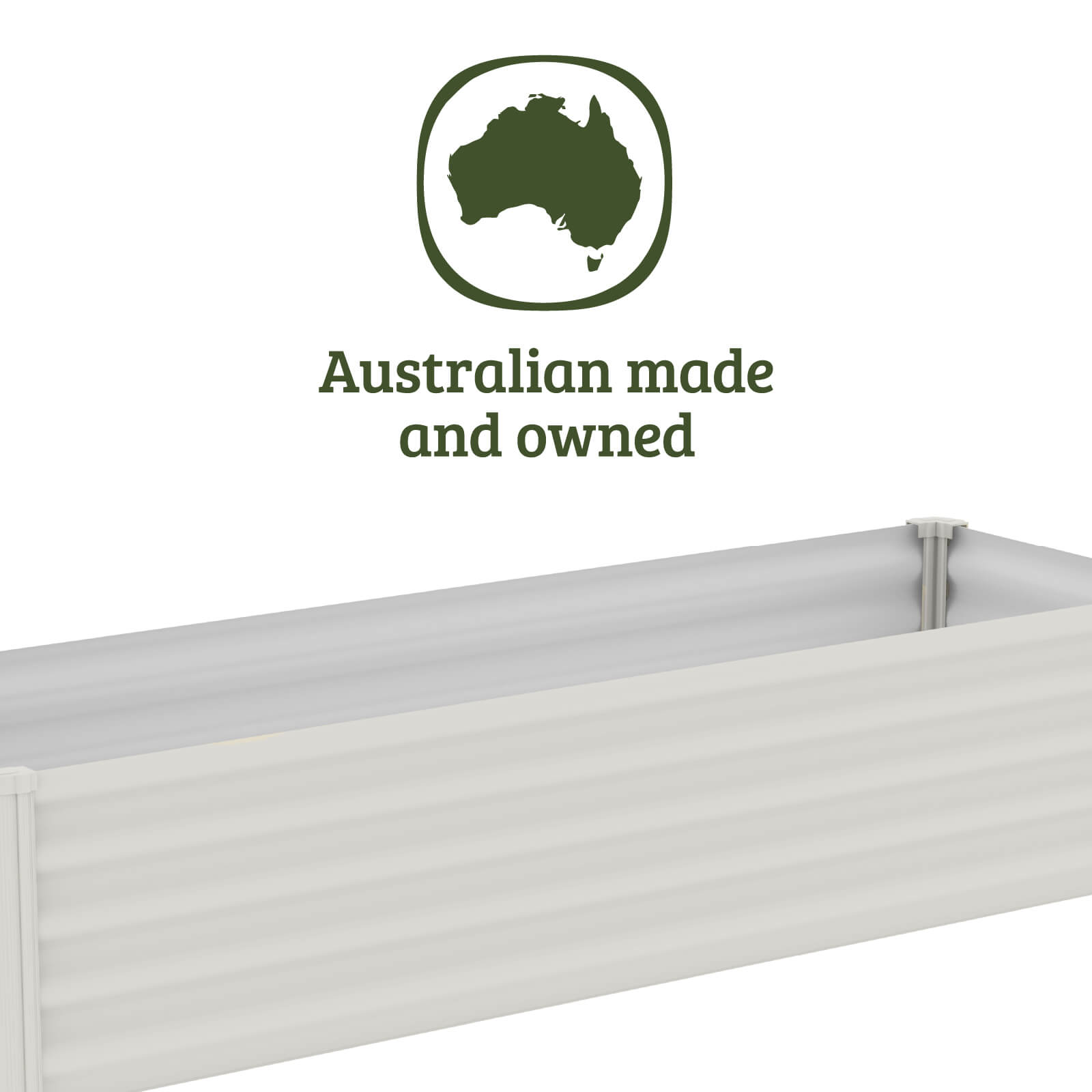 Narrow Rectangle Raised Garden Bed 200 x 50 x 41cm