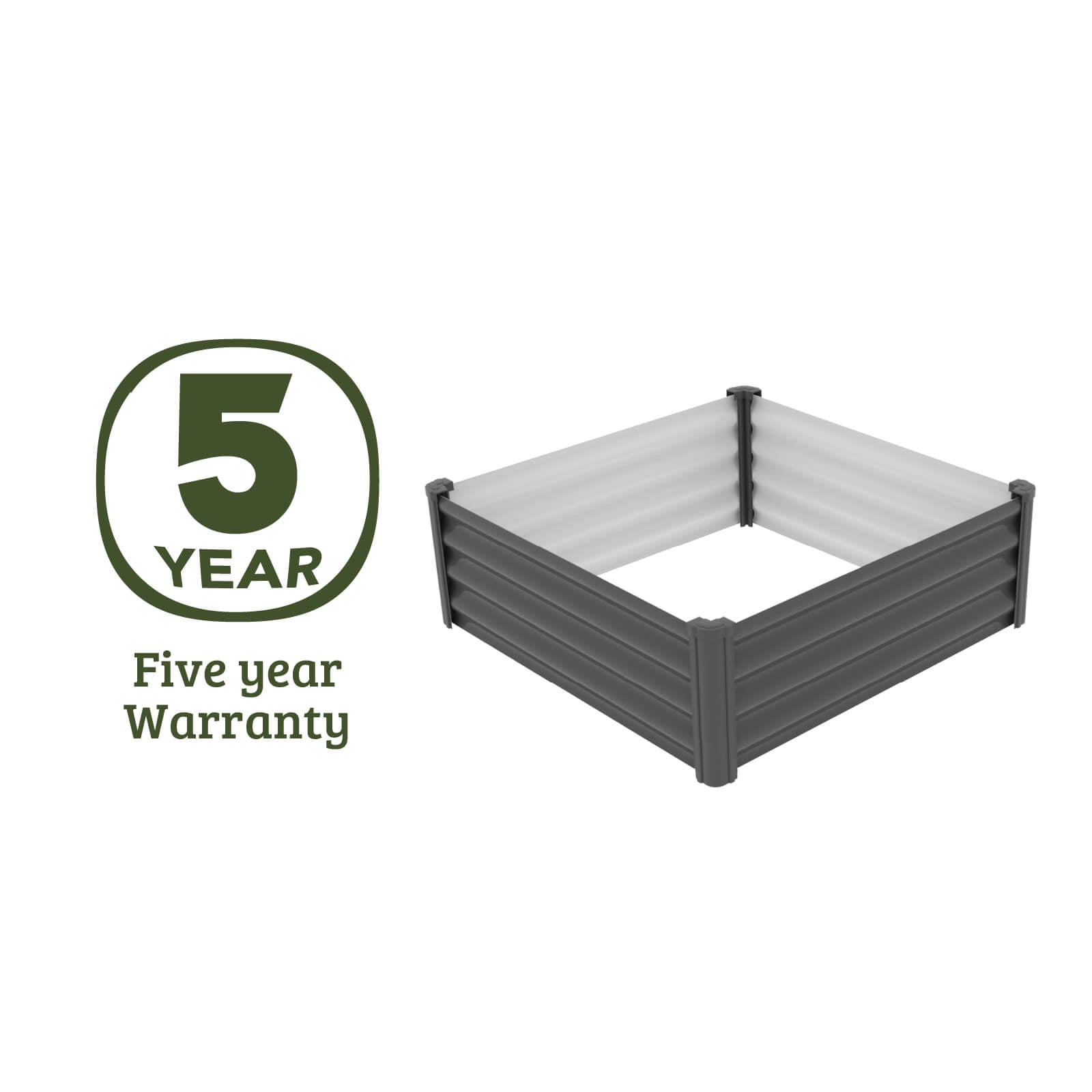 Square Raised Garden Bed 100 x 100 x 30cm