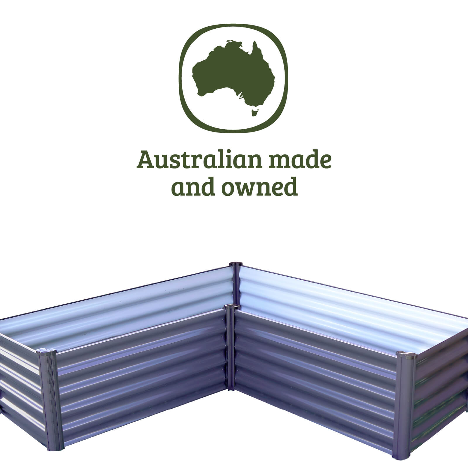 L-Shape Raised Garden Bed 150 x 150 x 41cm