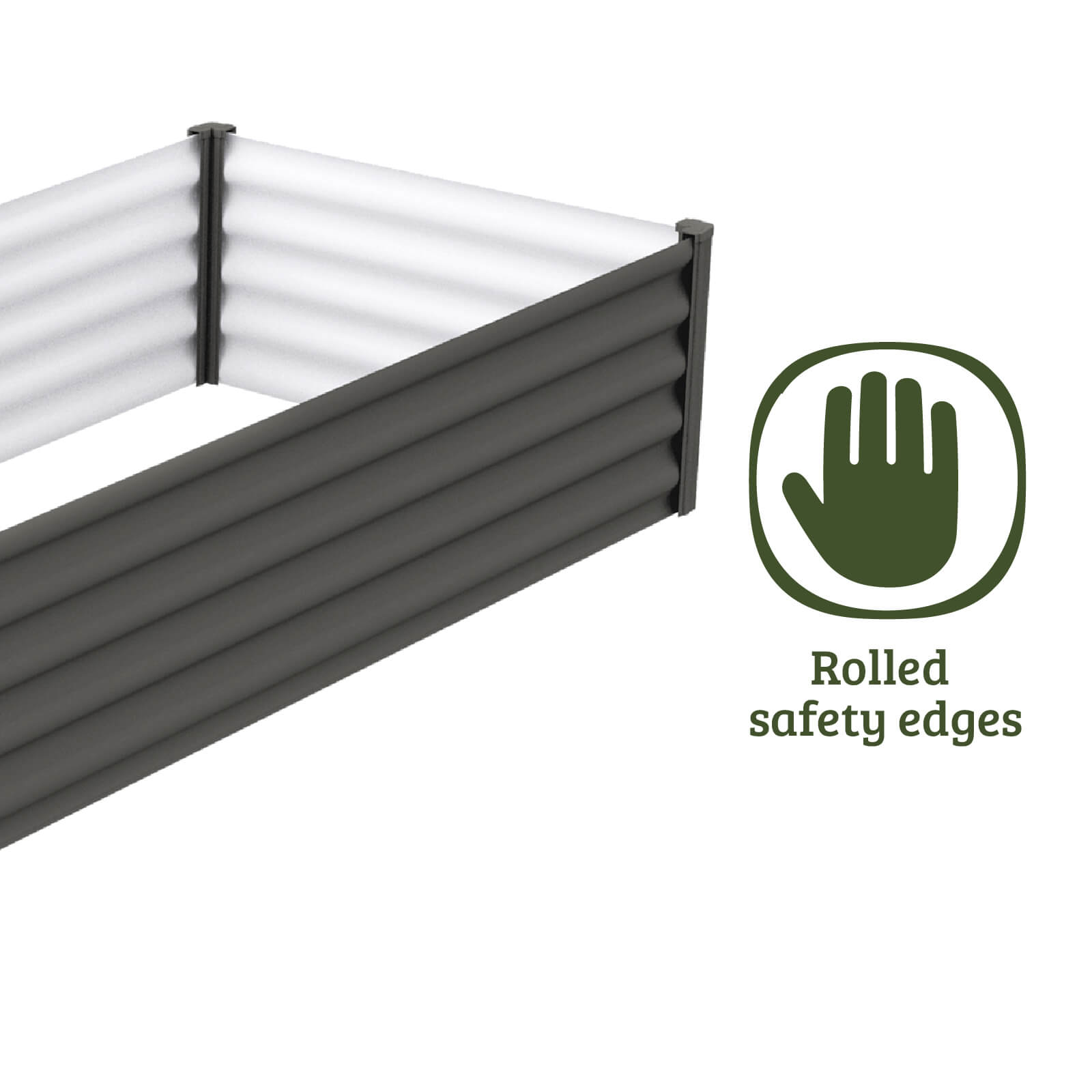 Rectangle Raised Garden Bed 200 x 100 x 41cm