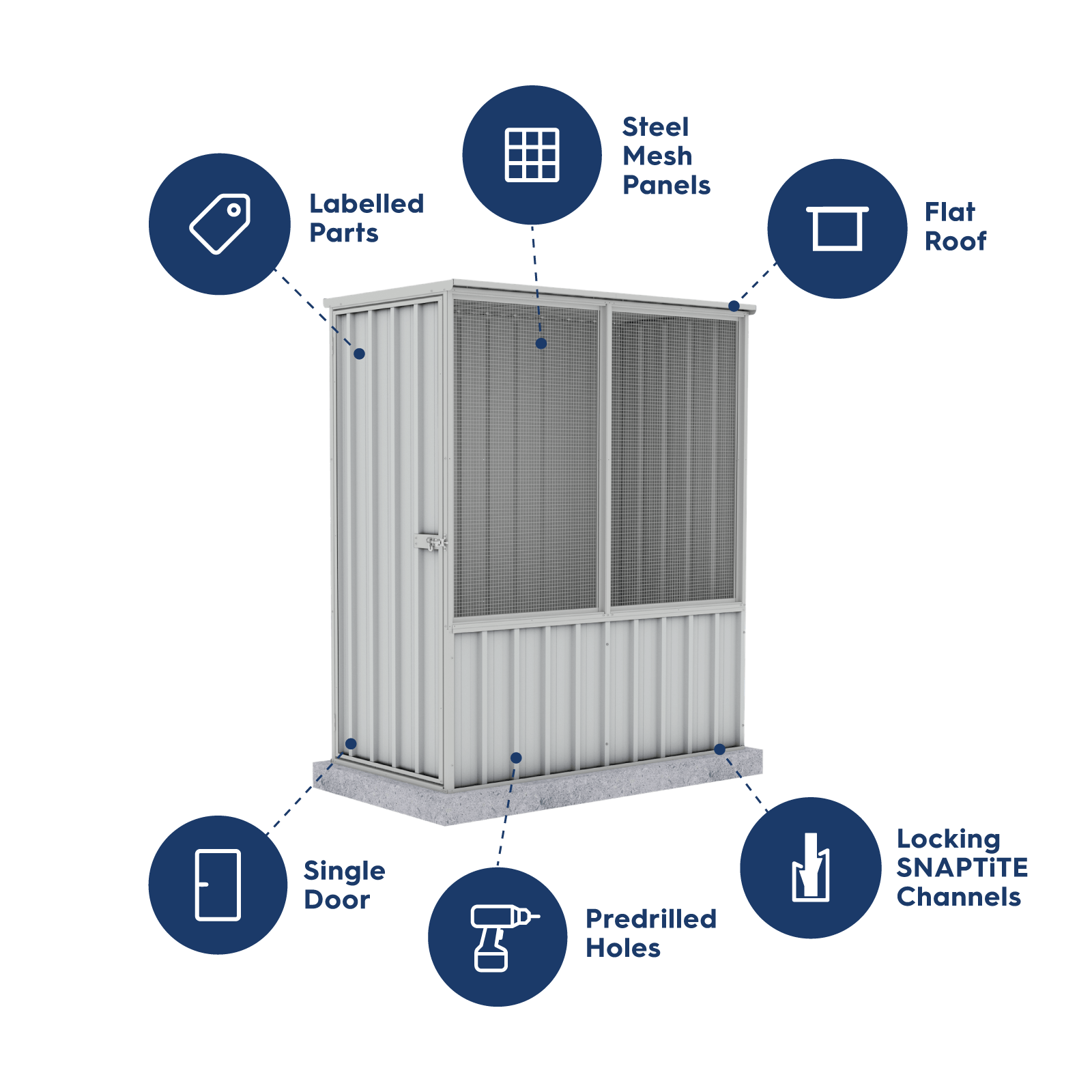 Standard Chicken Coop Zincalume