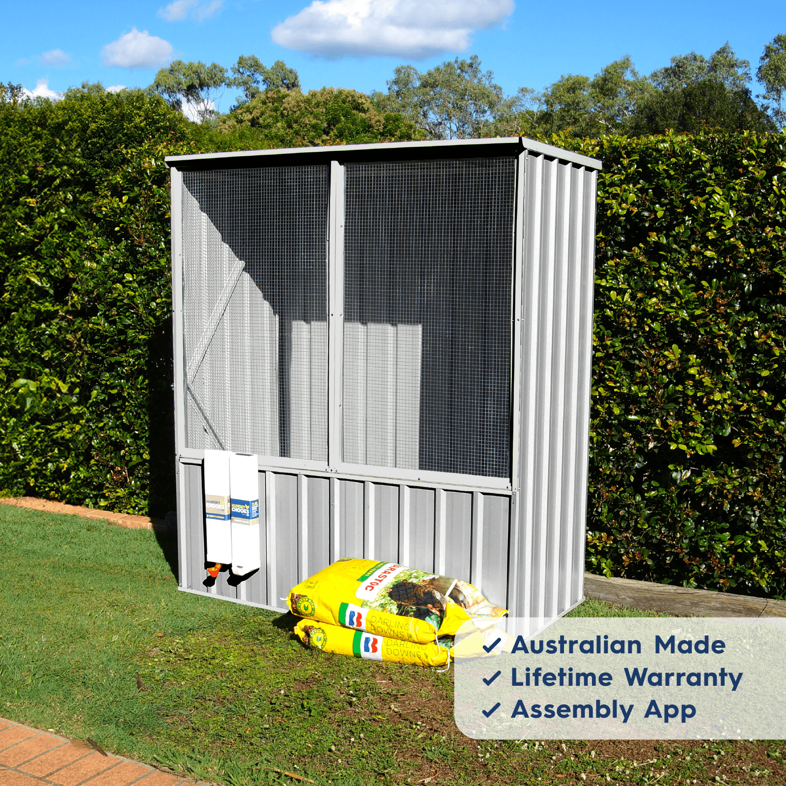 Standard Chicken Coop Zincalume
